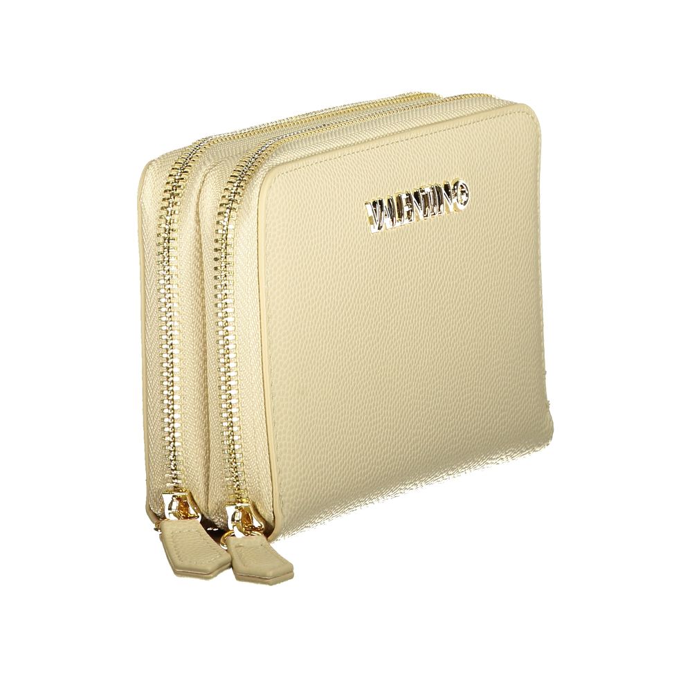 Valentino Beige Polyethylene Wallet Valentino