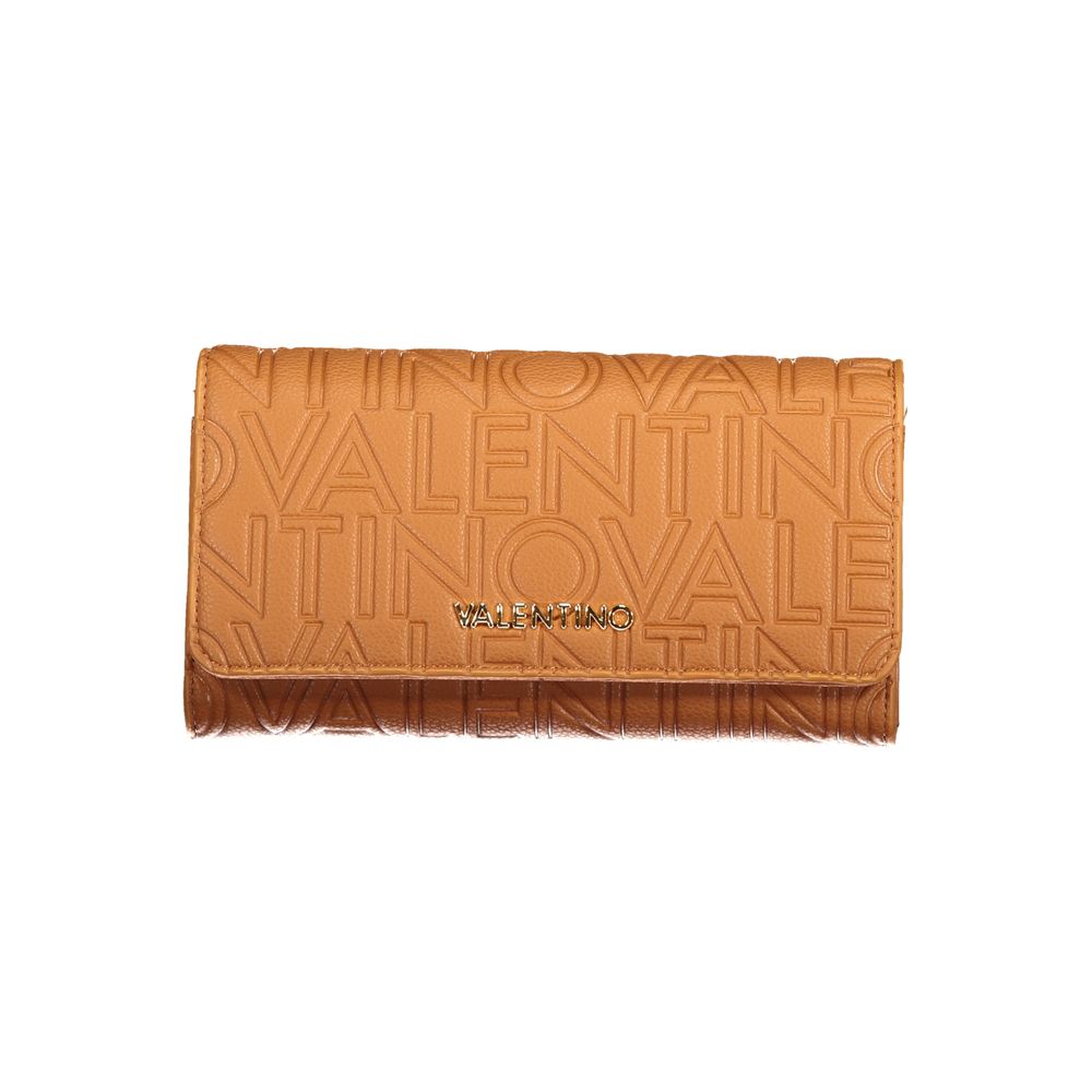 Valentino Brown Polyurethane Women's Wallet Valentino