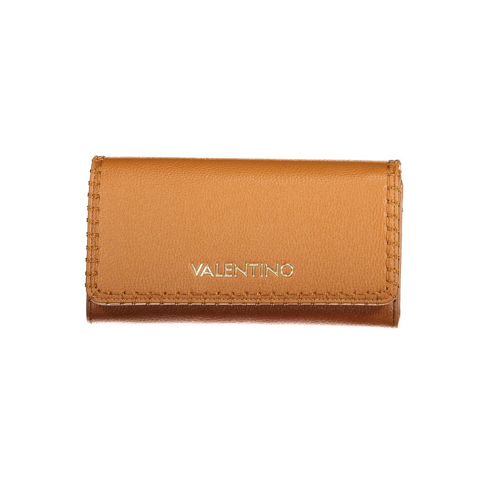 Mario Valentino Brown Polyurethane Womens Wallet Mario Valentino