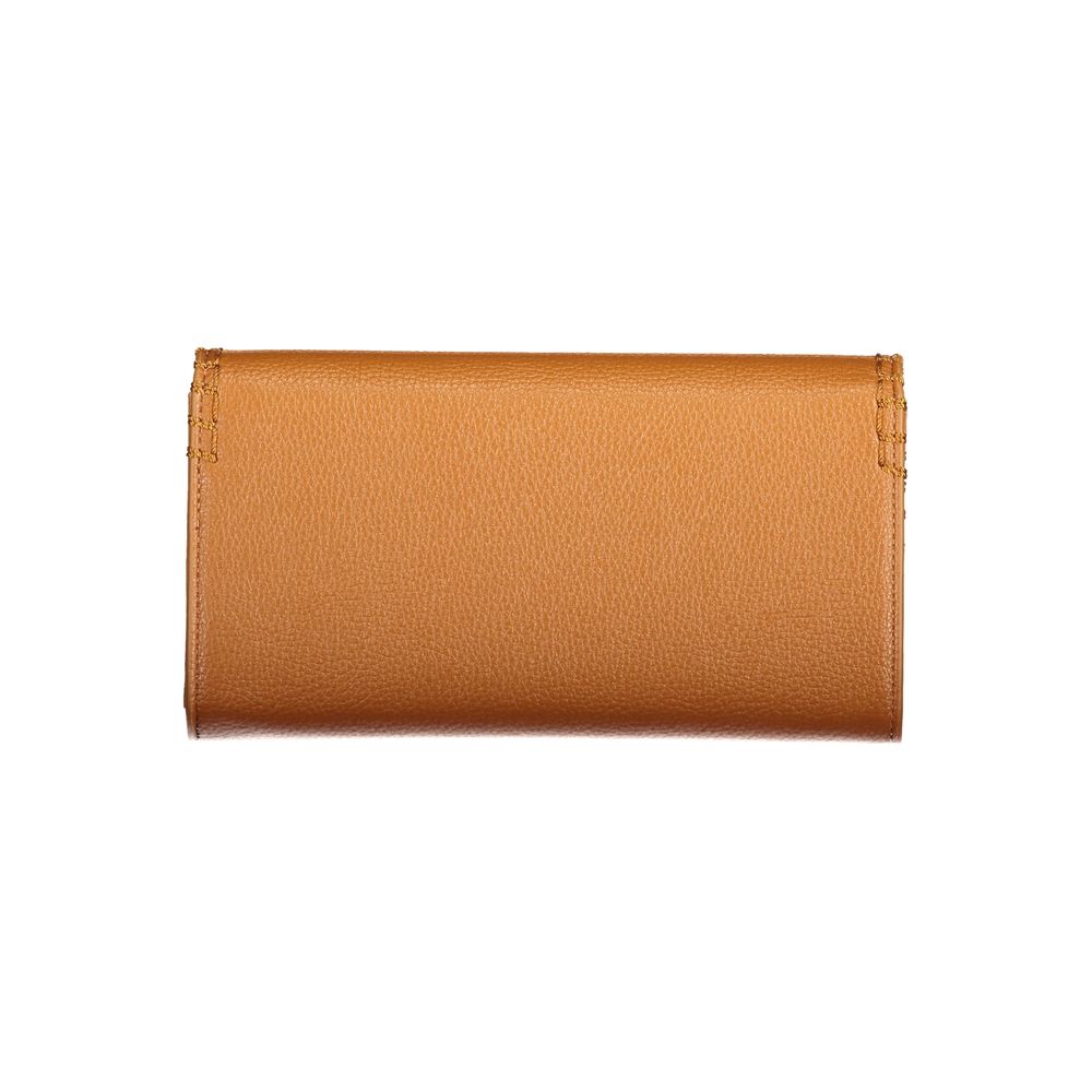 Mario Valentino Brown Polyurethane Womens Wallet Mario Valentino