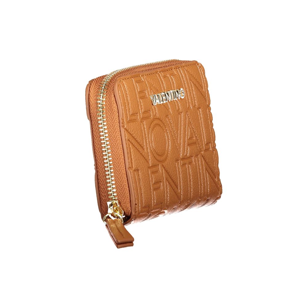 Mario Valentino Brown Polyurethane Womens Wallet Mario Valentino