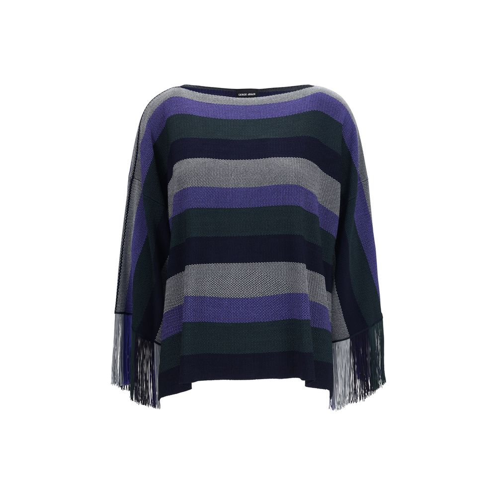 Giorgio Armani Multicolor Viscose Sweatshirt Giorgio Armani