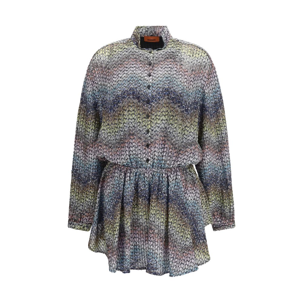 Missoni Multicolor Viscose Casual Dress Missoni