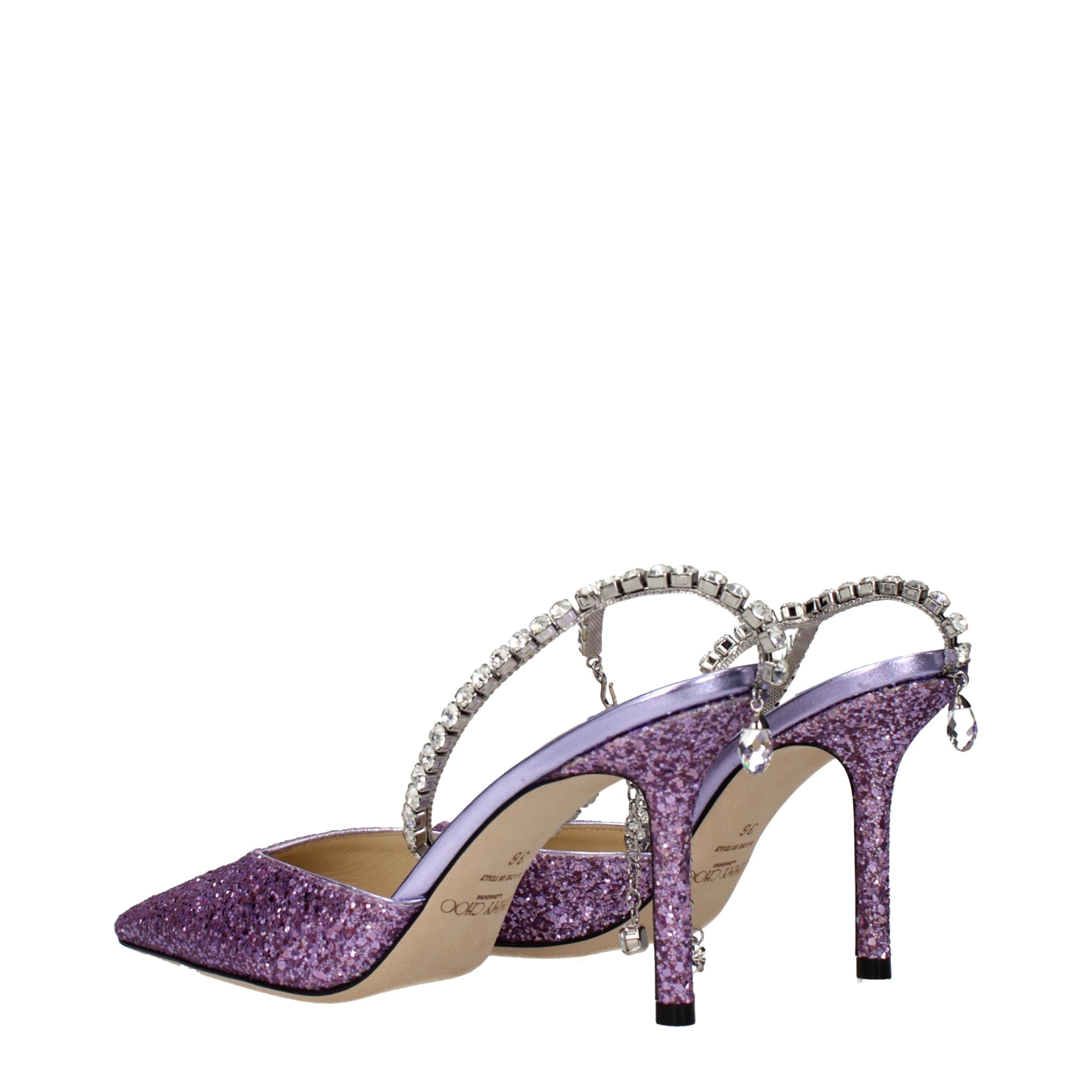 Jimmy Choo Purple Plastic Stiletto Heel Sandals Jimmy Choo