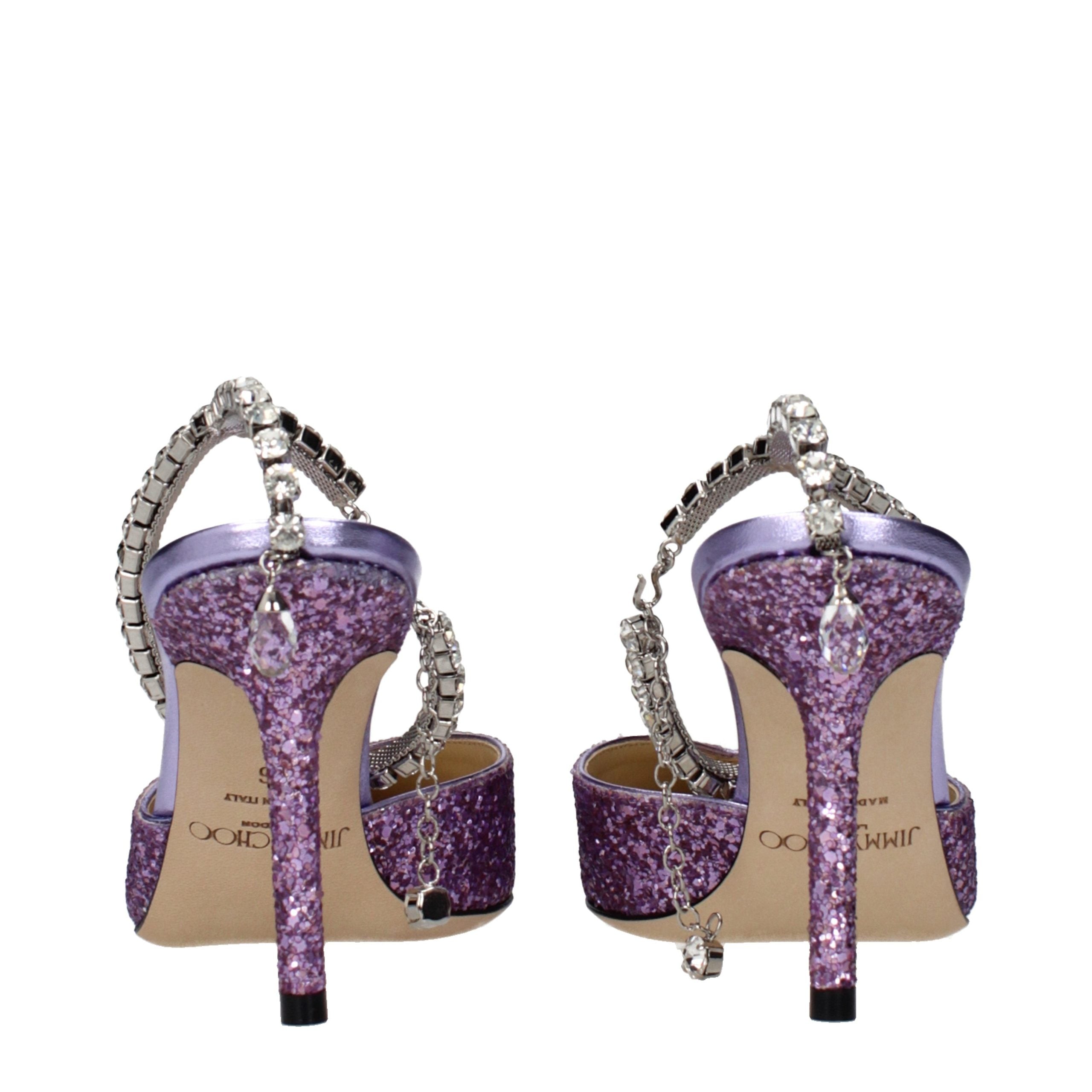 Jimmy Choo Purple Plastic Stiletto Heel Sandals Jimmy Choo