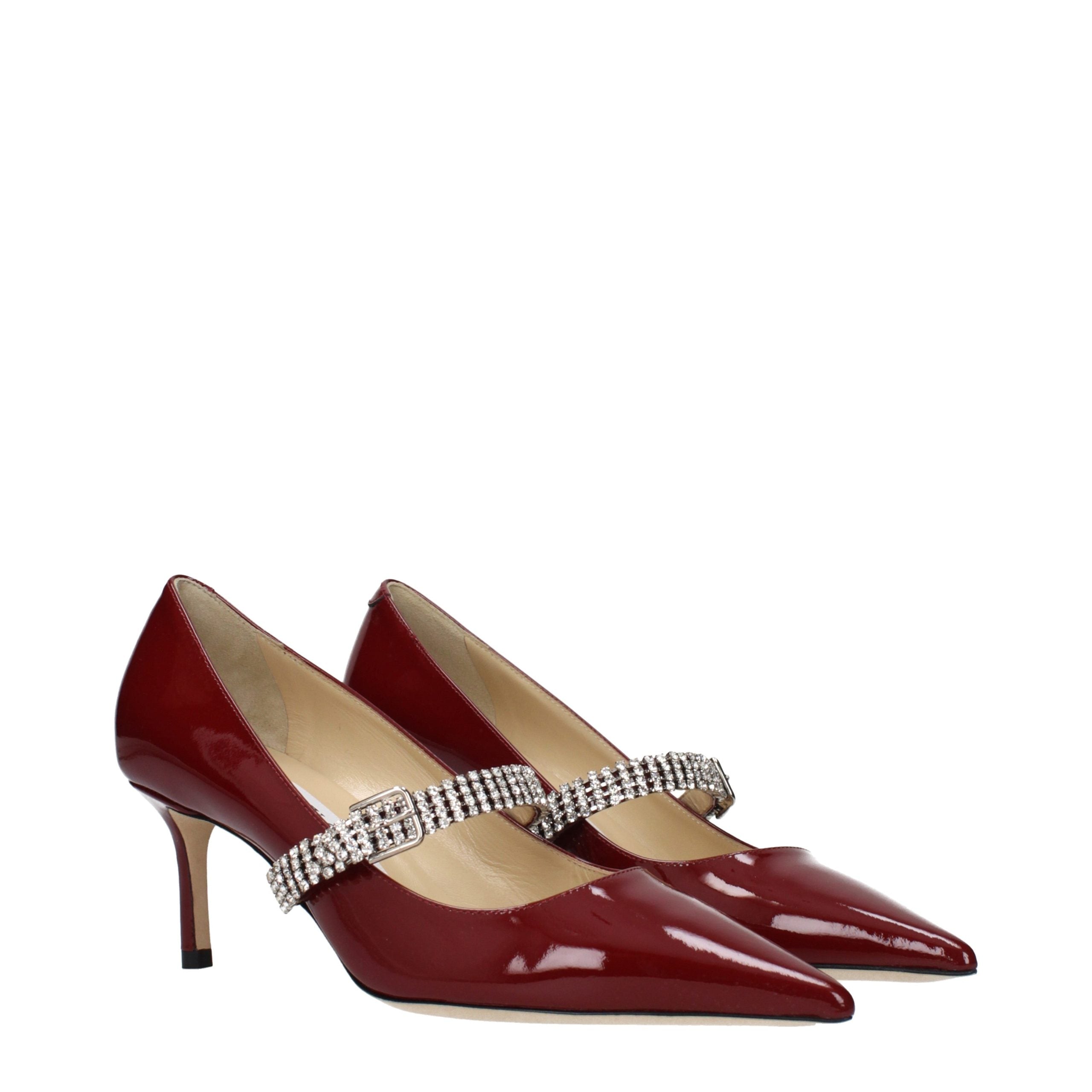 Jimmy Choo Red Leather High Heel Pumps Jimmy Choo