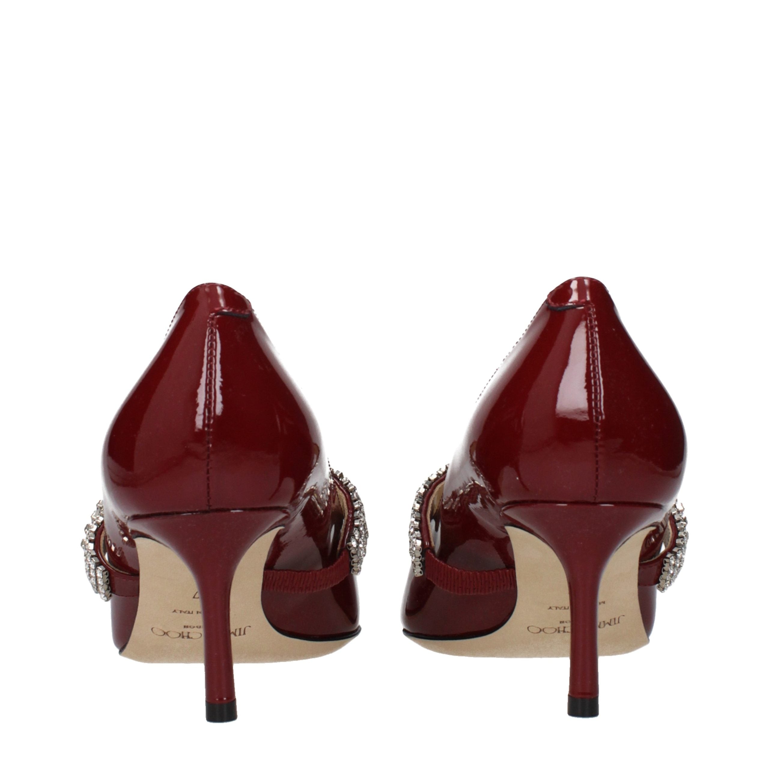 Jimmy Choo Red Leather High Heel Pumps Jimmy Choo