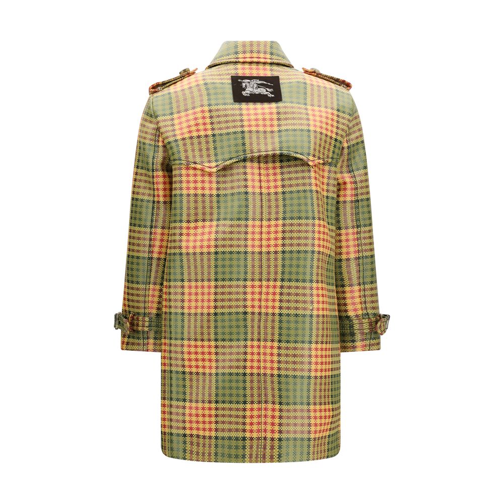 Burberry Multicolor Polyester Trench Coat Burberry