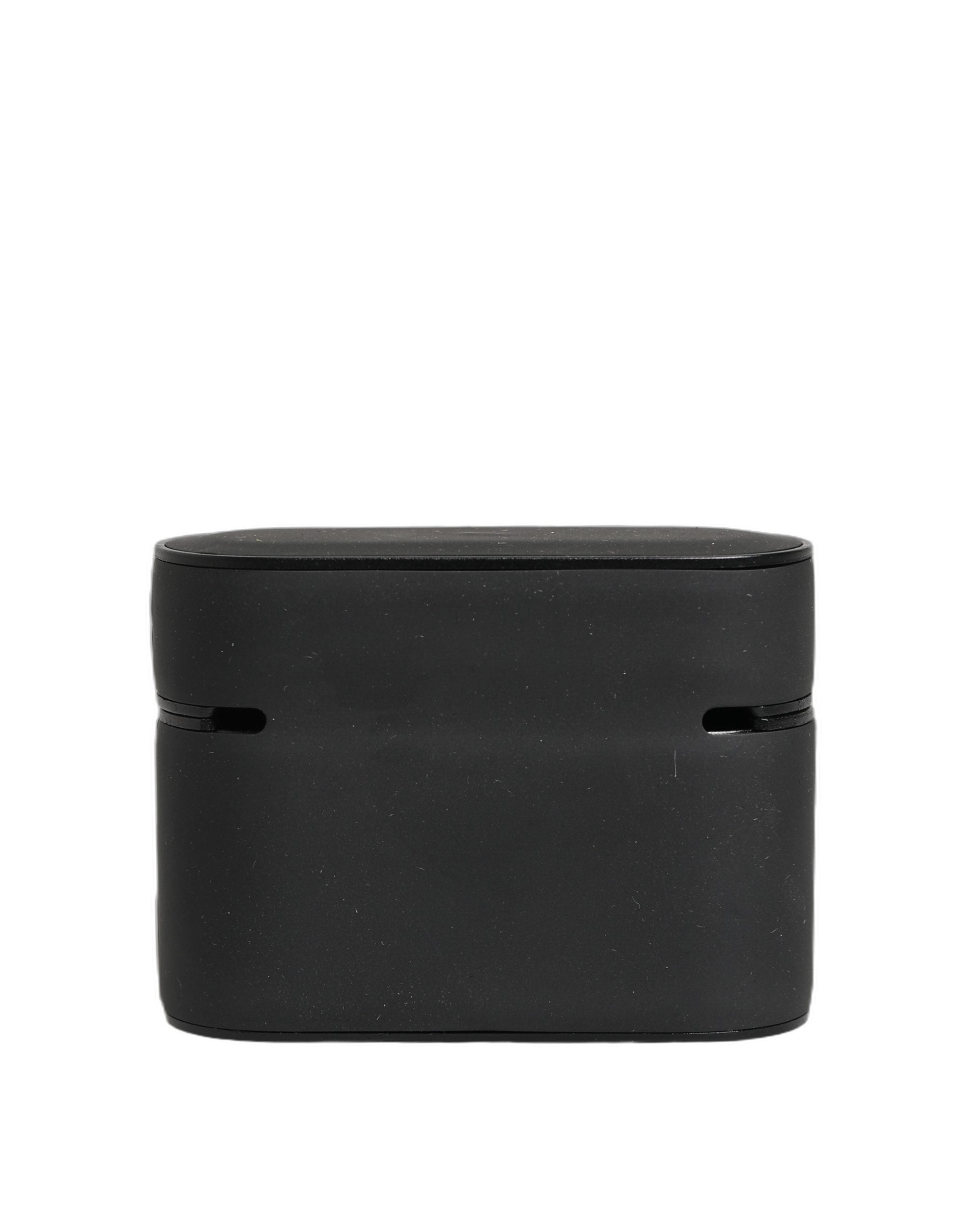 Dolce & Gabbana Case Black PVC Embossed Logo Flip Holder Women Airpods Dolce & Gabbana