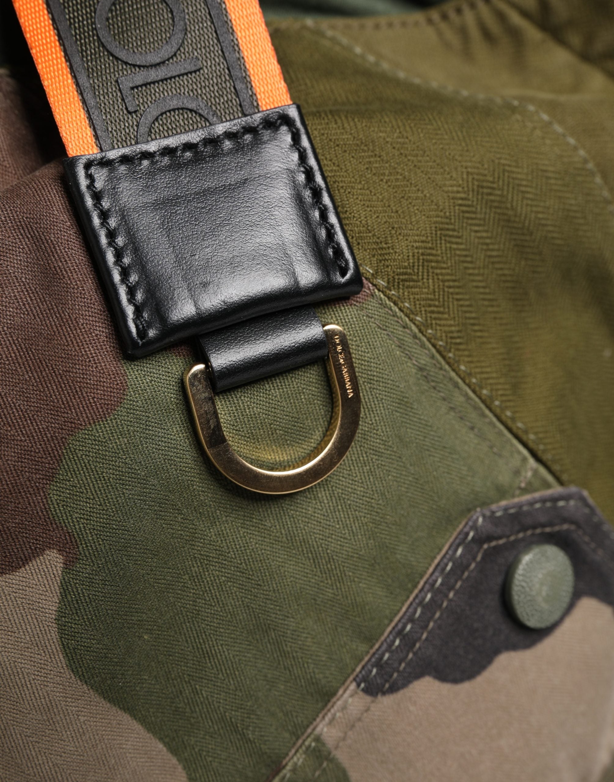 Dolce & Gabbana Military Green Patchwork Rucksack Backpack Borse Men Bag Dolce & Gabbana