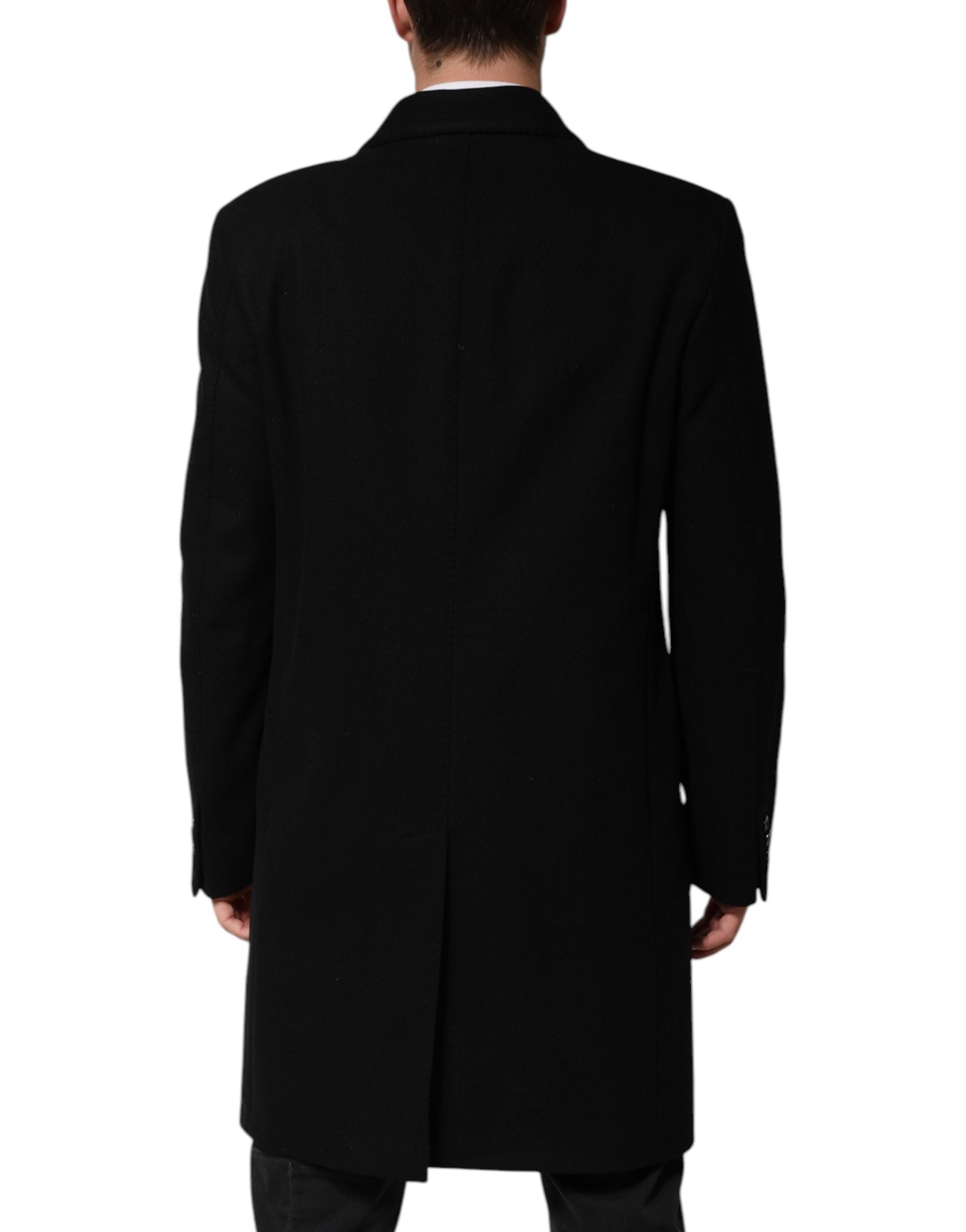 Dolce & Gabbana Black Heraldic Patch Single Breasted Jacket Dolce & Gabbana