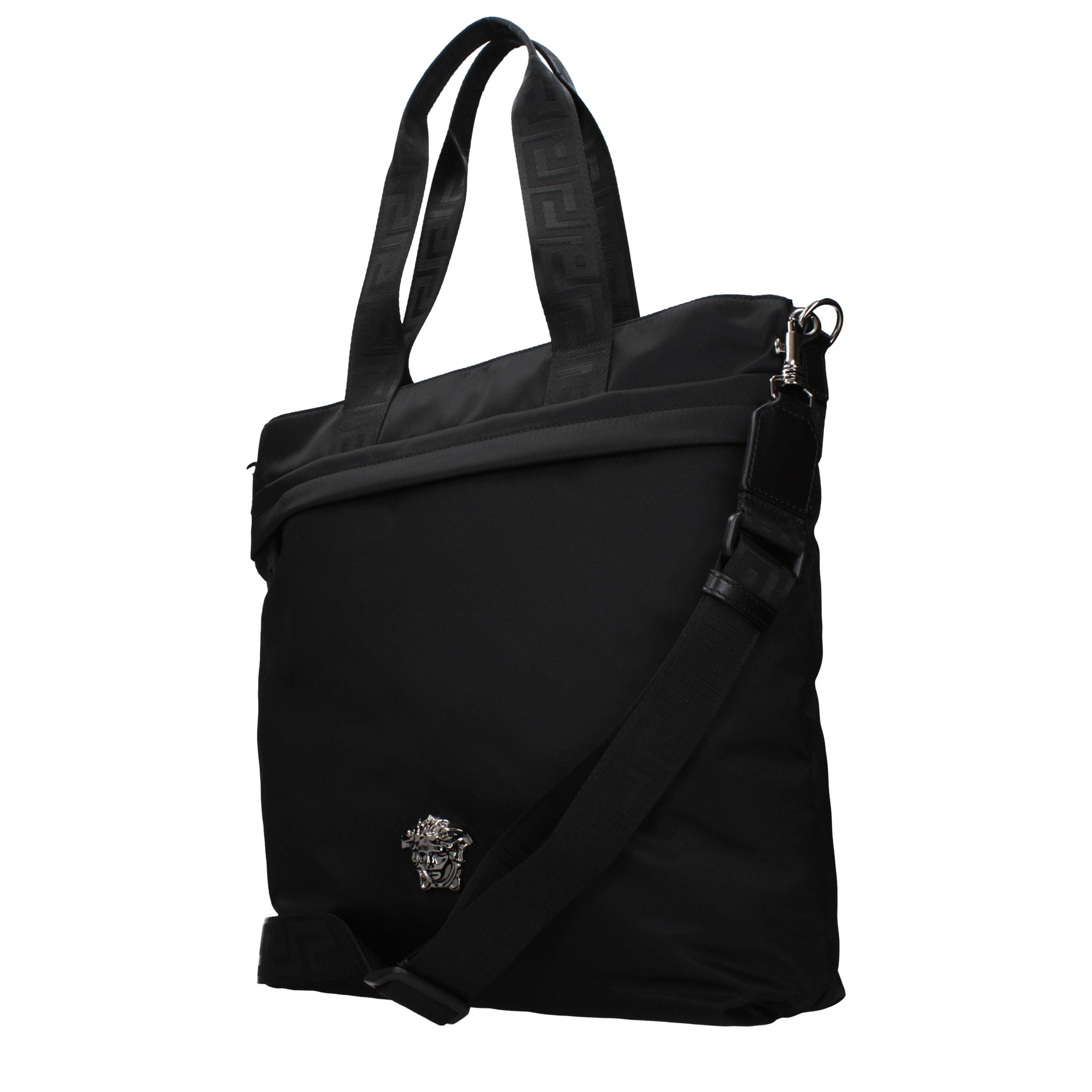 Versace Black Nylon Shoulder Bag Versace