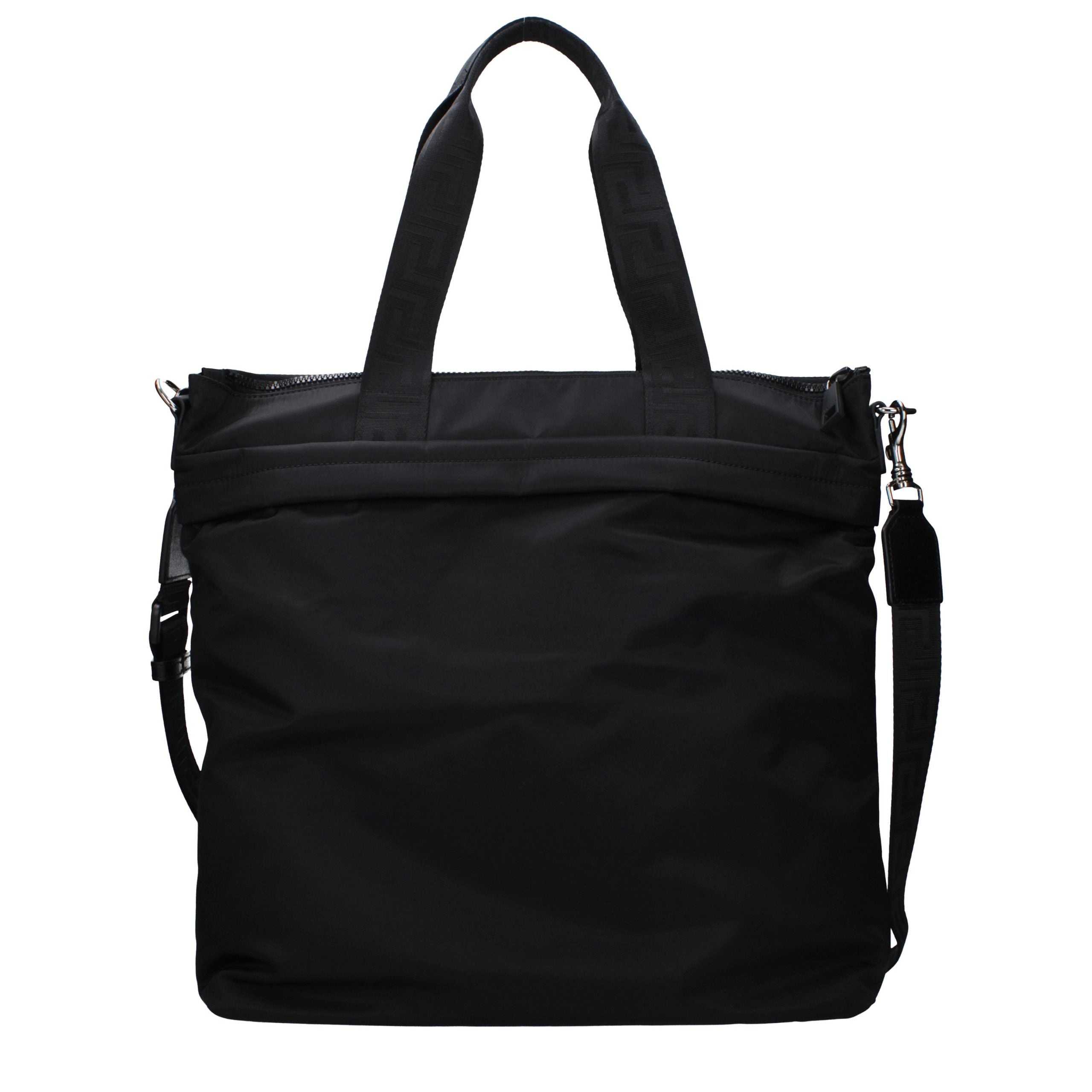 Versace Black Nylon Shoulder Bag Versace