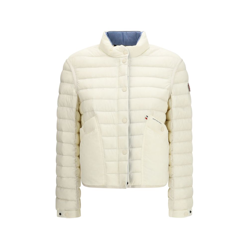 Moncler Grenoble White Polyamide Coat Moncler Grenoble