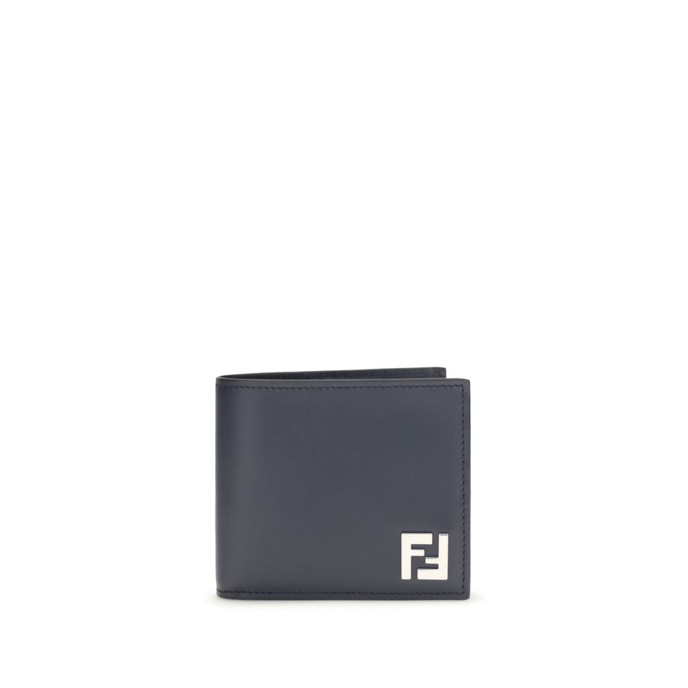 Fendi Blue Calf Leather Bos Taurus Wallet Fendi