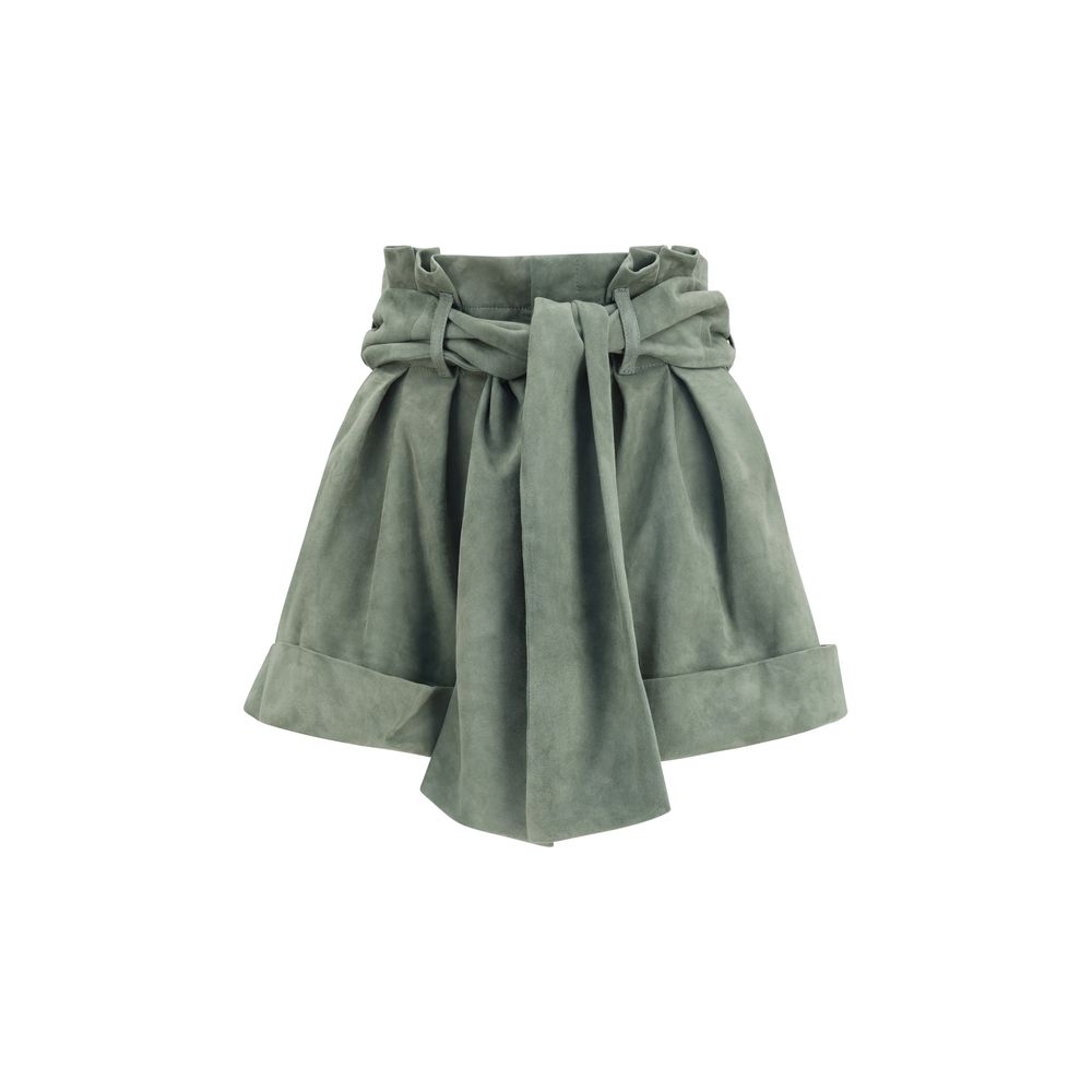 Balmain Bicolor Lamb Ovis Aries Aries Bermuda Shorts Balmain