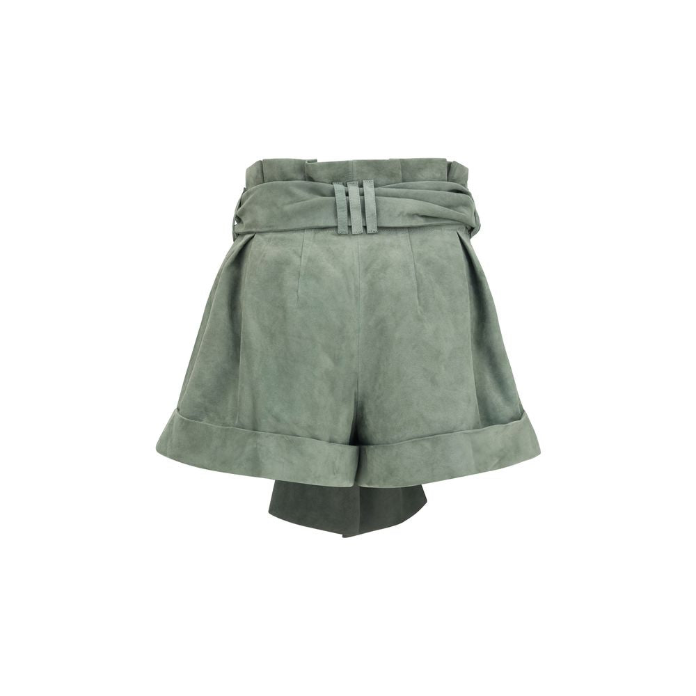 Balmain Bicolor Lamb Ovis Aries Aries Bermuda Shorts Balmain