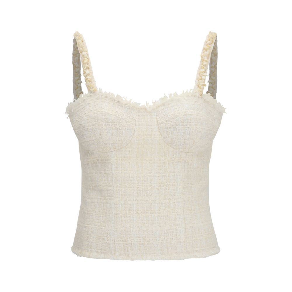 Balmain Beige Polyester Blouse Balmain