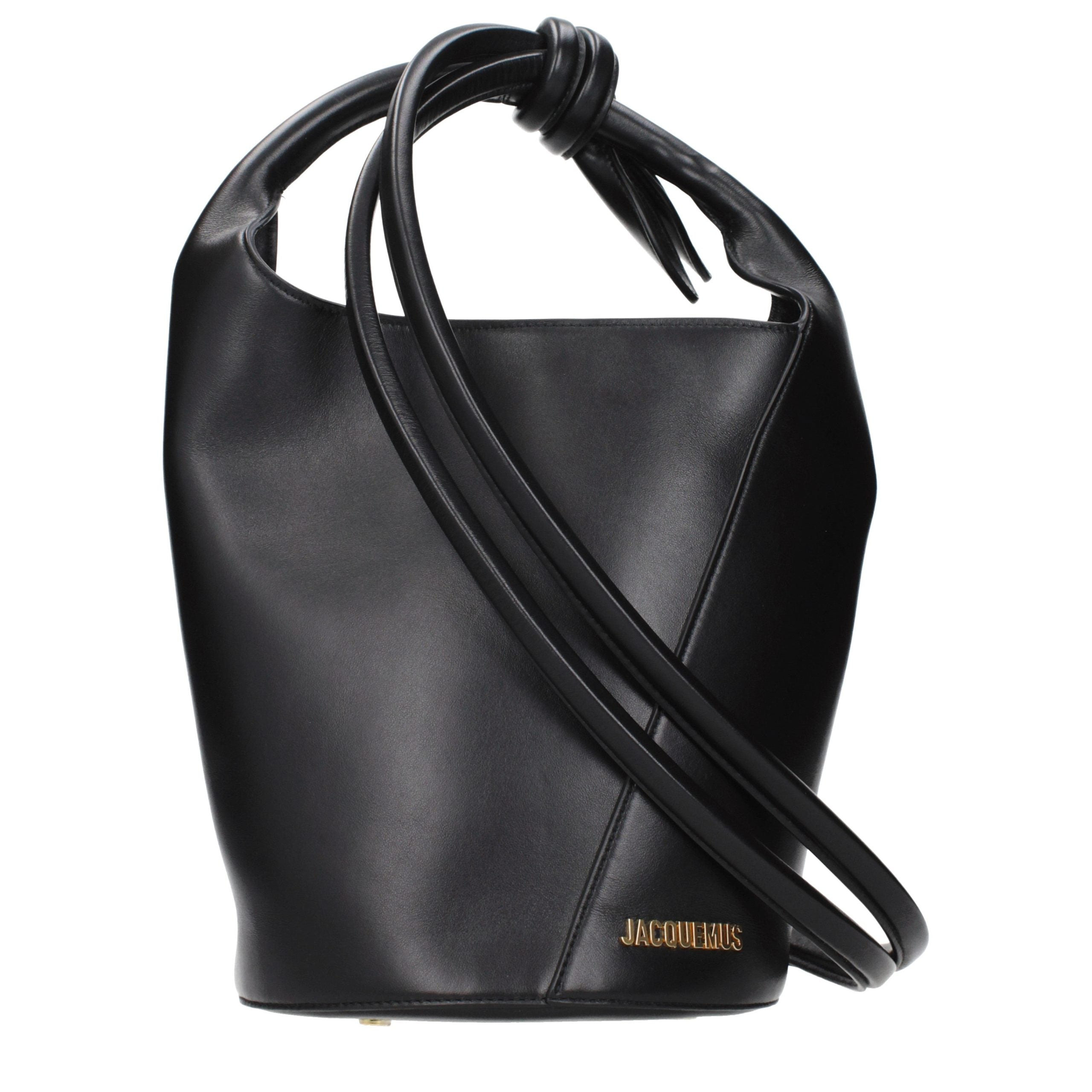 Jacquemus Black Leather Crossbody Bag Jacquemus