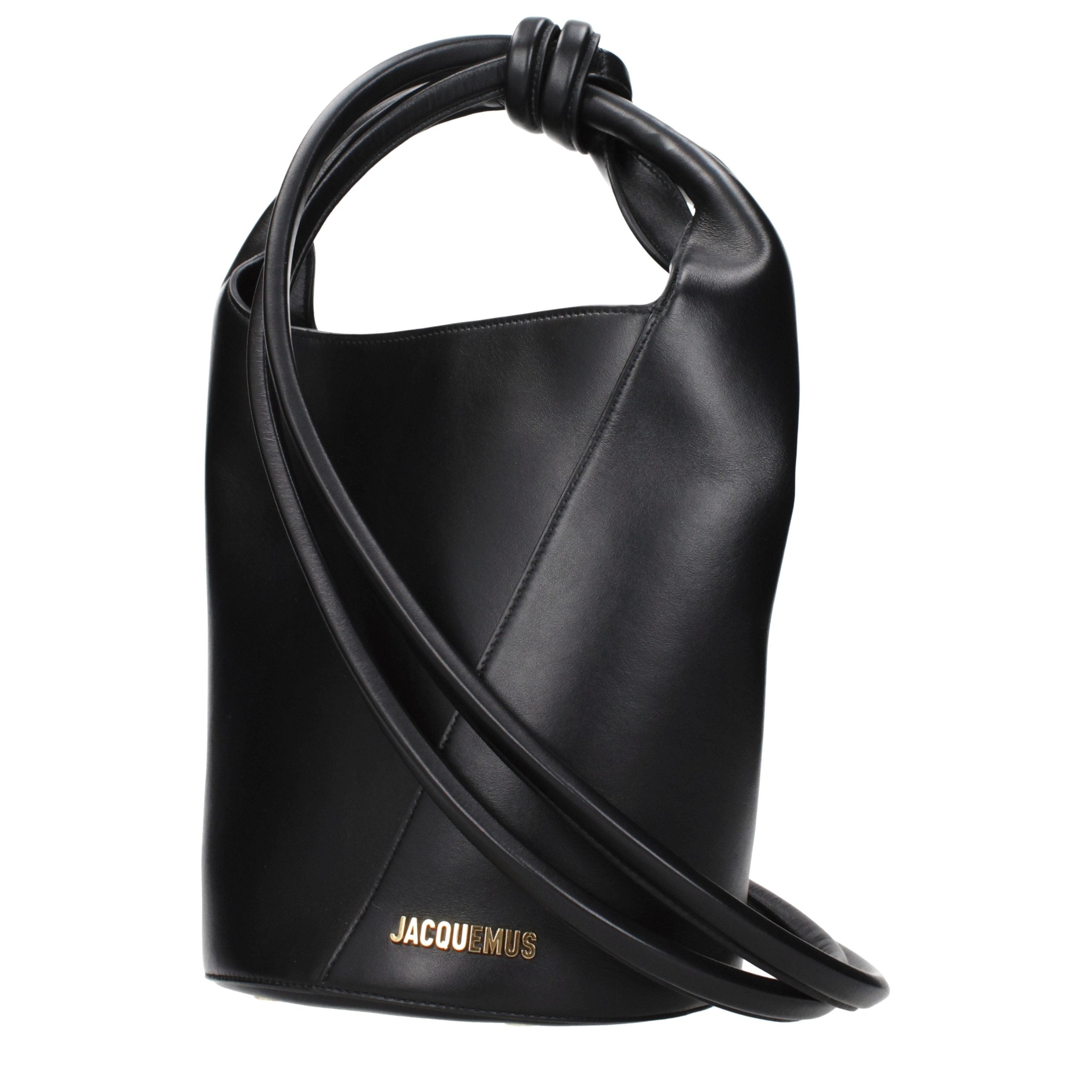 Jacquemus Black Leather Crossbody Bag Jacquemus
