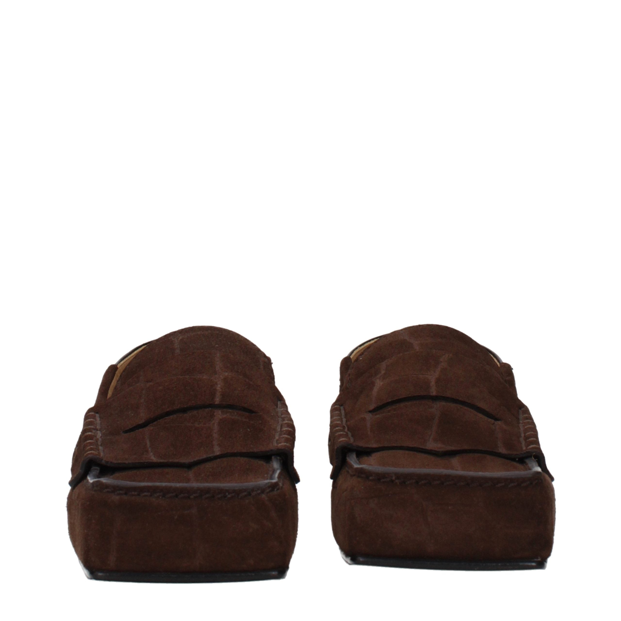 Jacquemus Brown Leather Slip-On Loafers Jacquemus