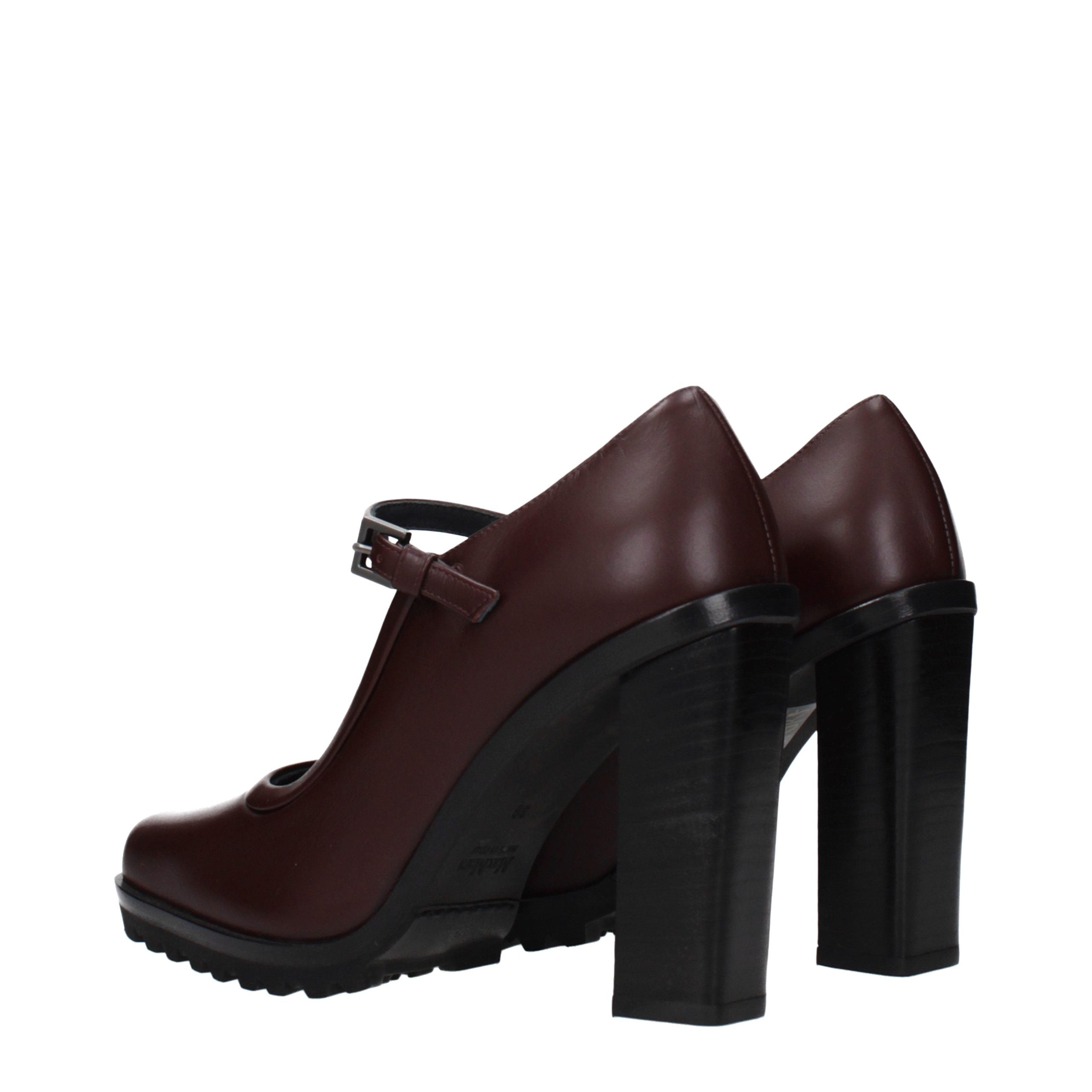 Max Mara Brown Leather High Heel Pumps Max Mara