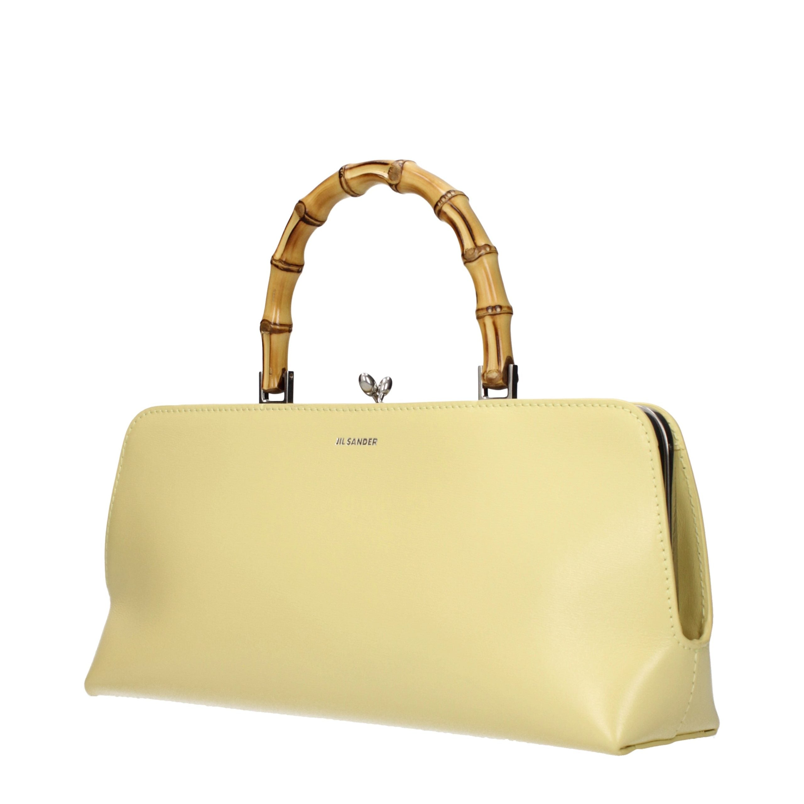Jil Sander Yellow Leather Handbag Jil Sander