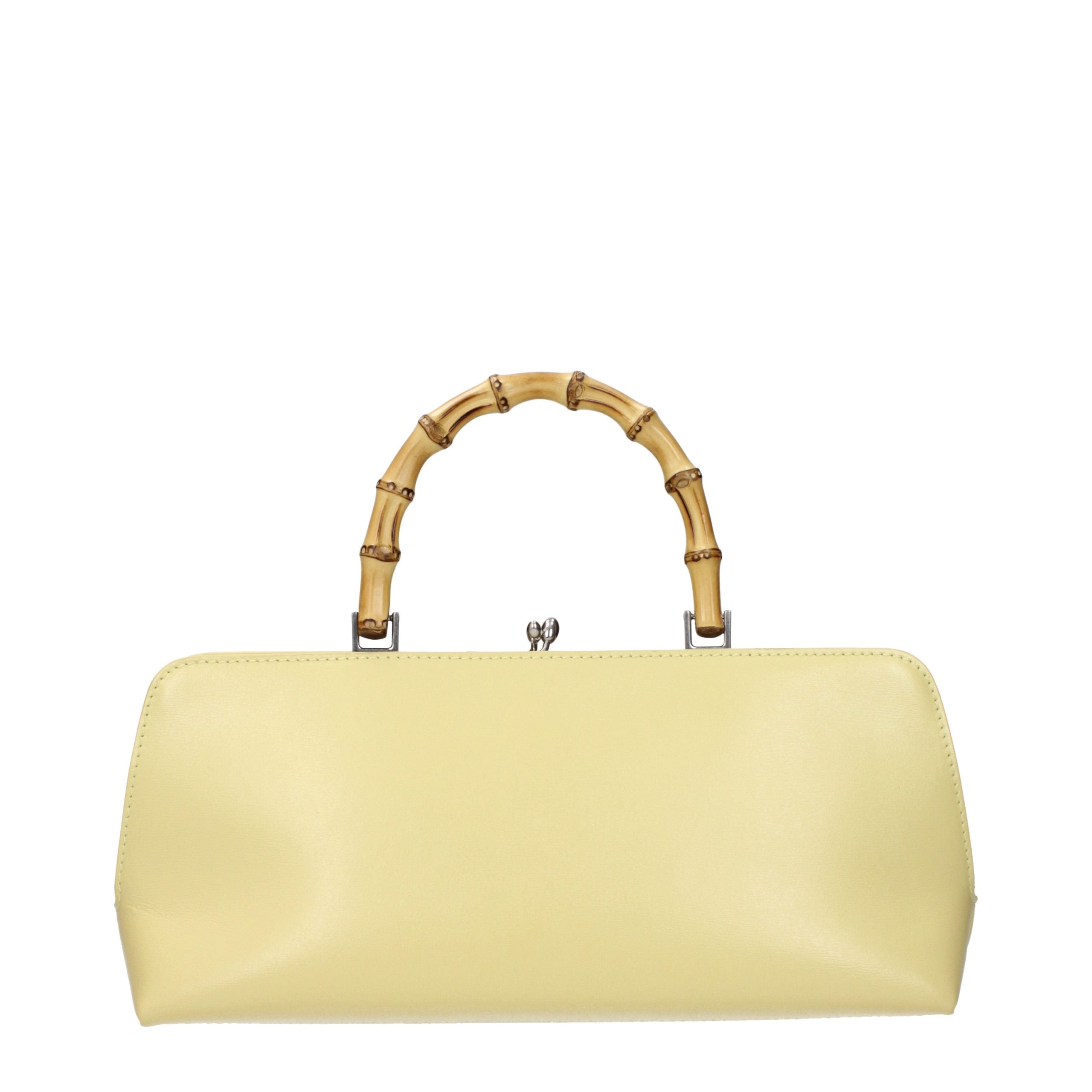 Jil Sander Yellow Leather Handbag Jil Sander