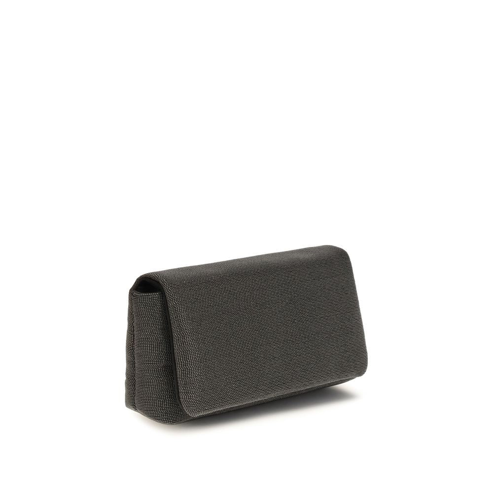 Brunello Cucinelli Black Leather Shoulder Bag Brunello Cucinelli