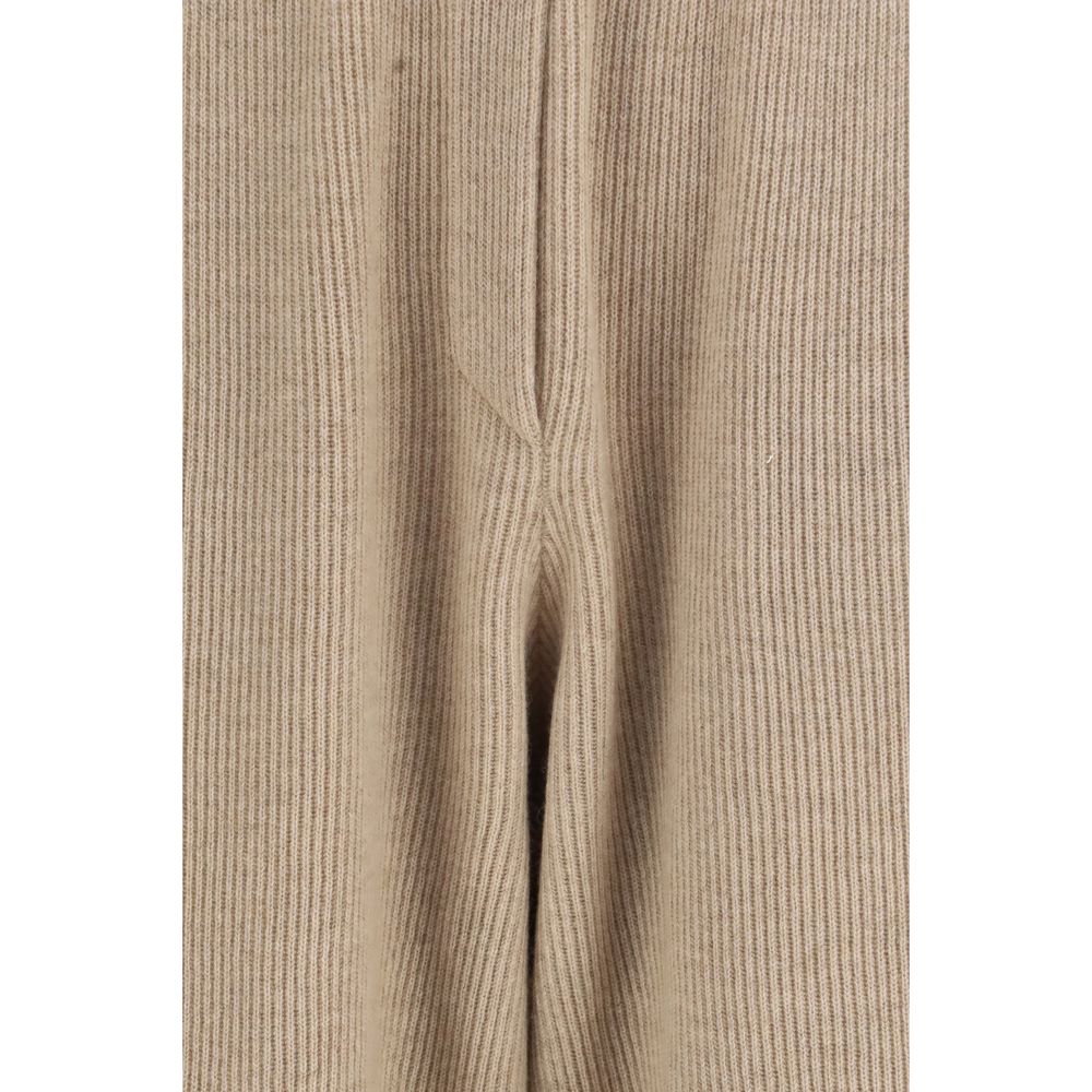 Brunello Cucinelli Beige Cashmere Casual Pants Brunello Cucinelli