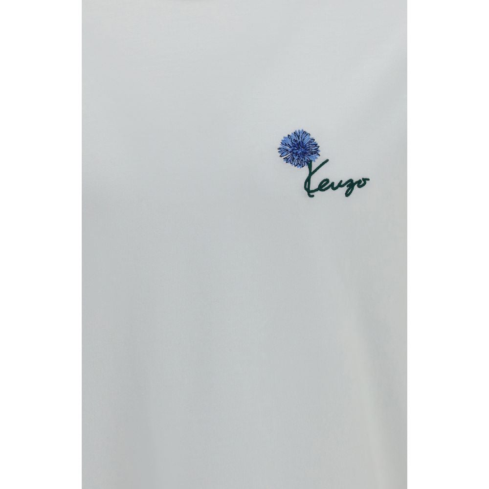 Kenzo White Cotton T-Shirt Kenzo