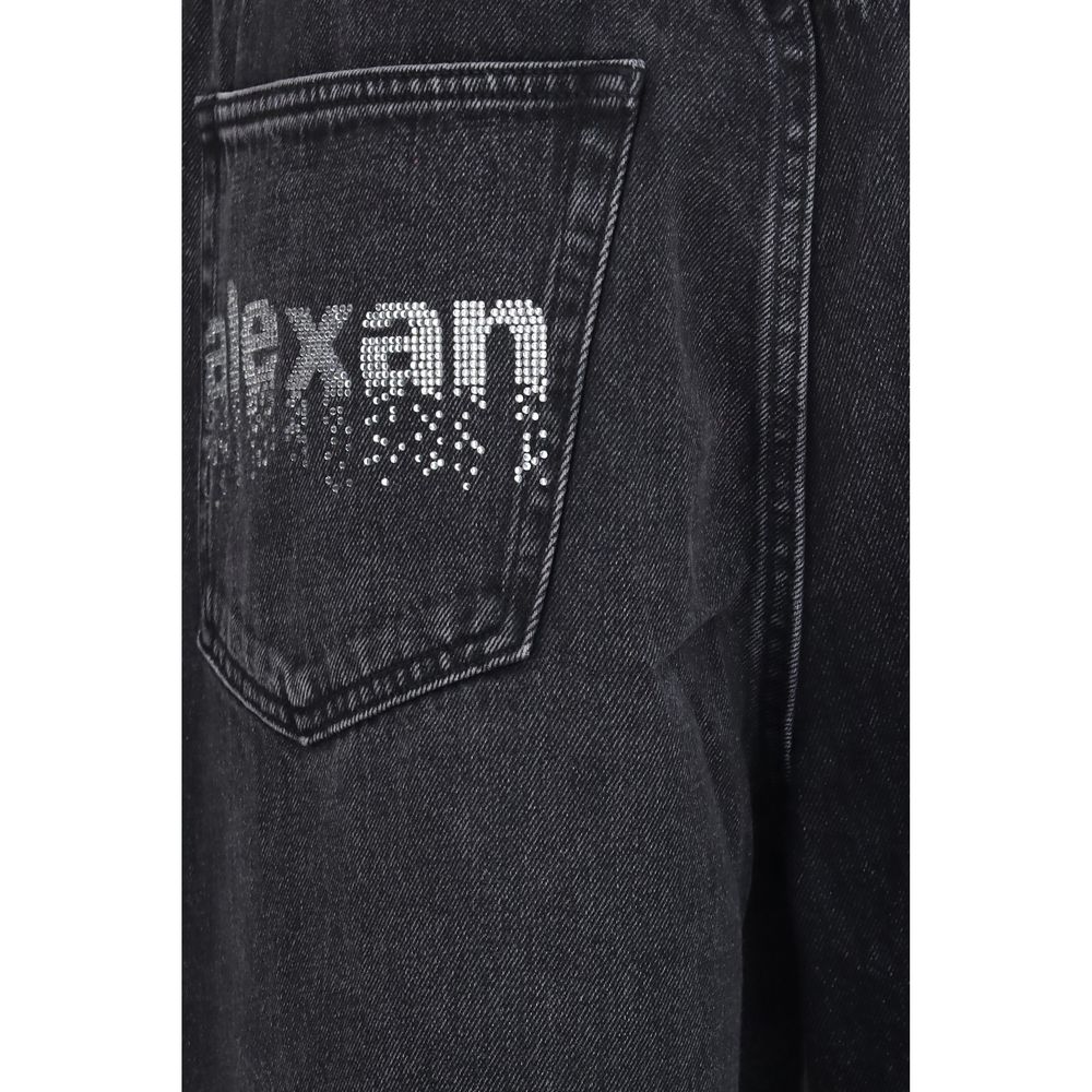 Alexander Wang Black Cotton Jeans Denim Alexander Wang