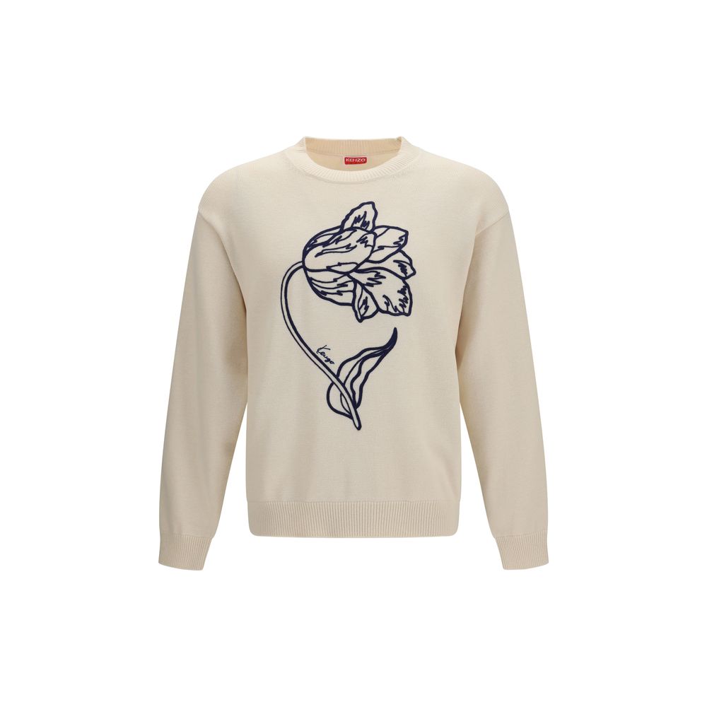 Kenzo Beige Cotton Sweatshirt Kenzo
