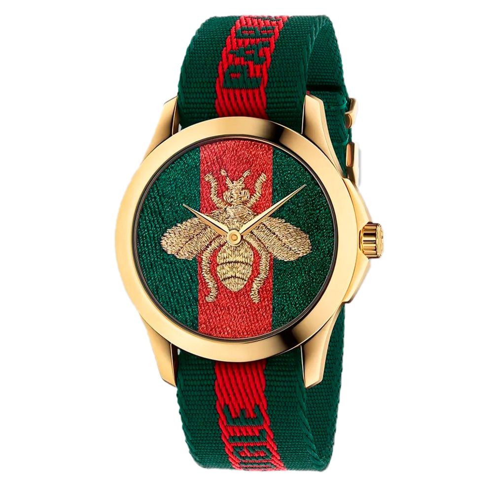 Gucci Multicolor Nylon Bracelet Watch Gucci