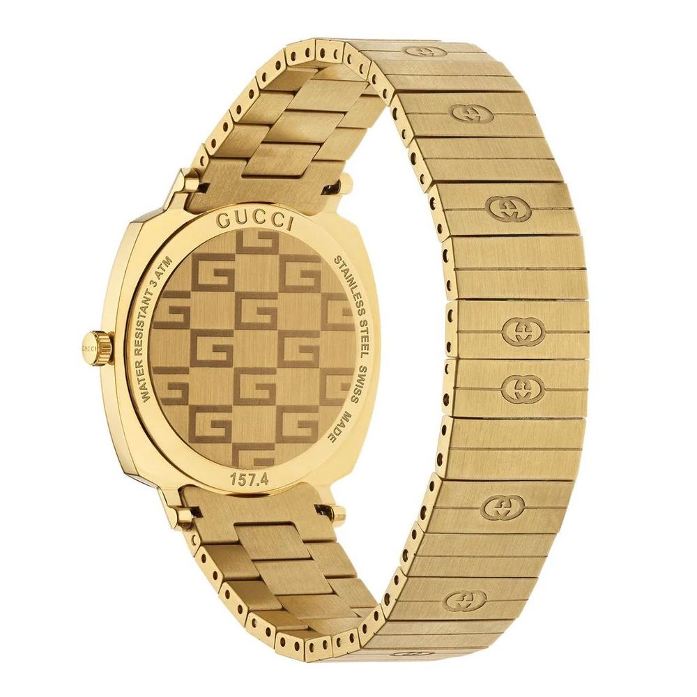 Gucci Gold Stainless Steel Dress Watch Gucci