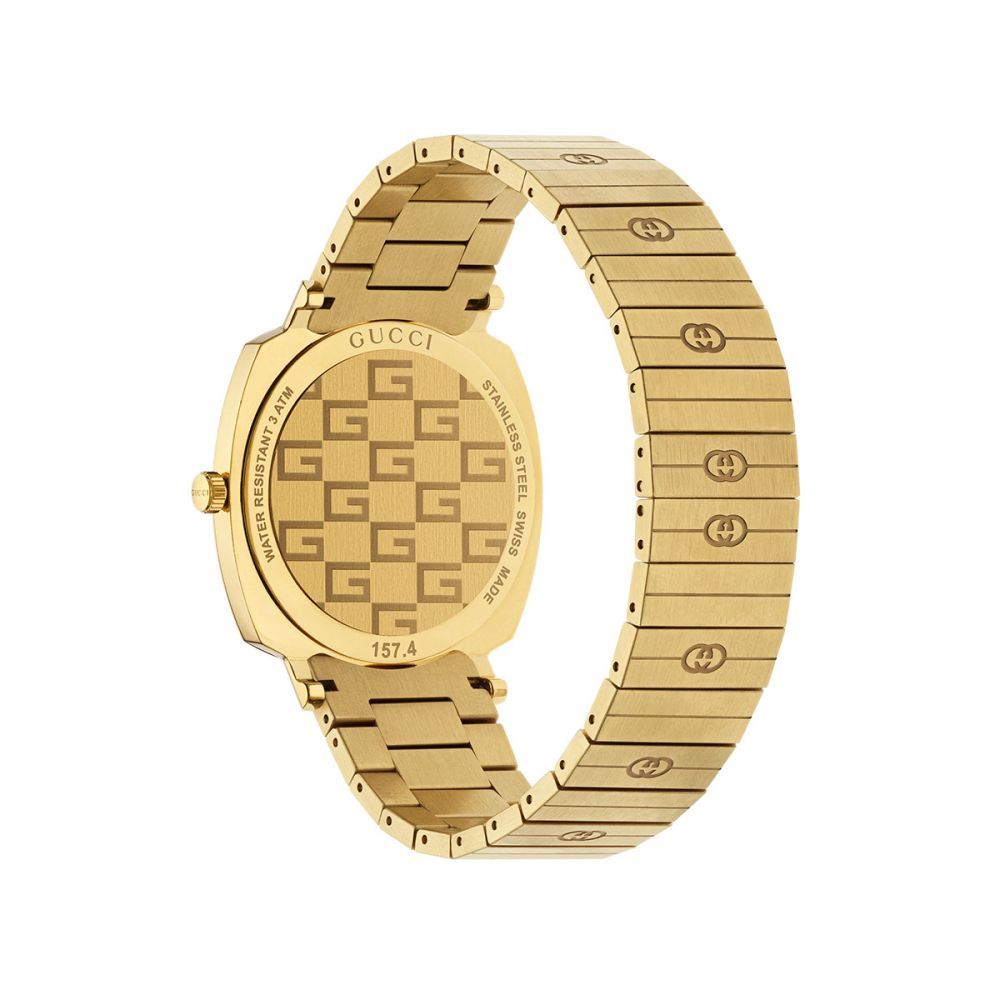 Gucci Gold Stainless Steel Dress Watch Gucci