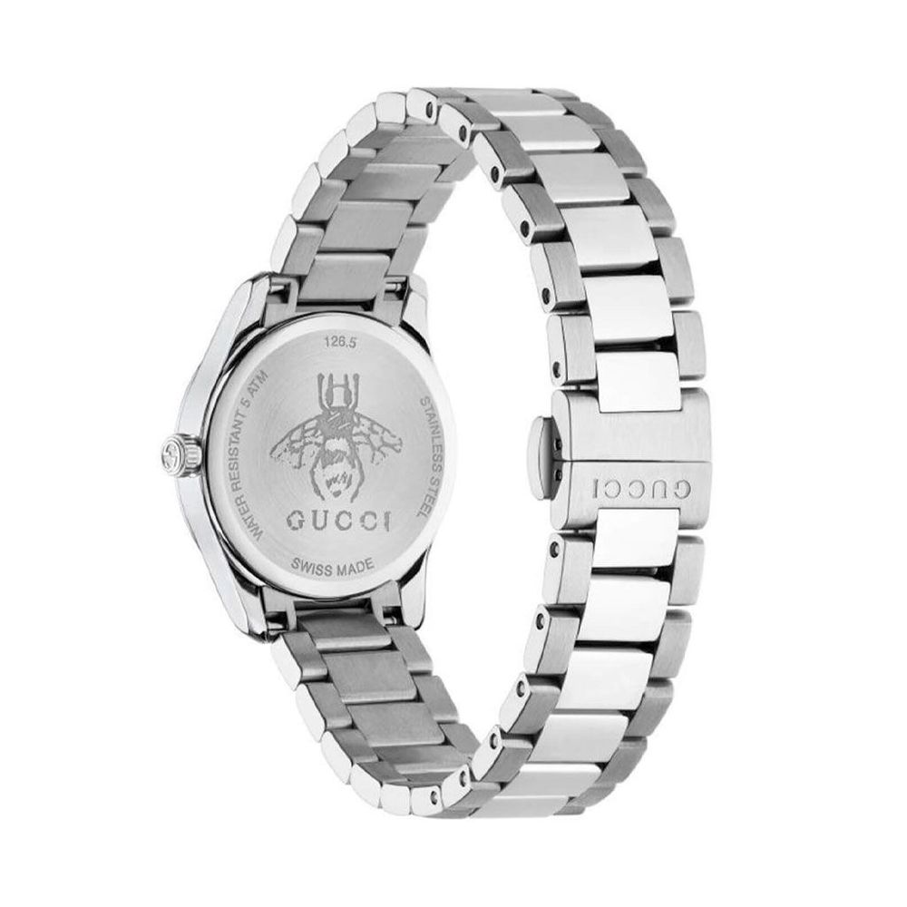 Gucci Gray Stainless Steel Dress Watch Gucci
