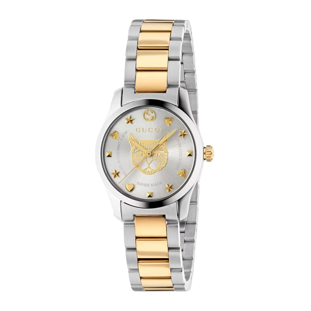 Gucci Gold Stainless Steel Dress Watch Gucci