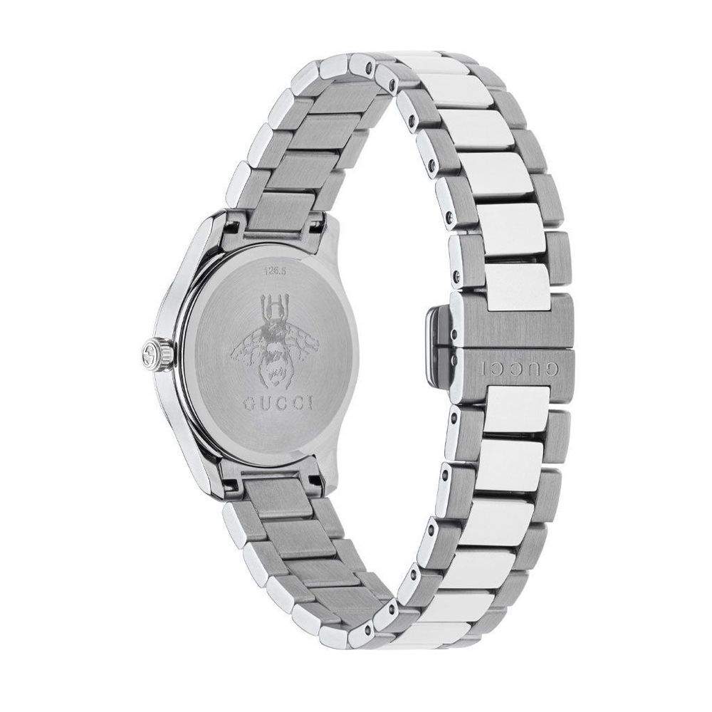 Gucci Gray Stainless Steel Dress Watch Gucci
