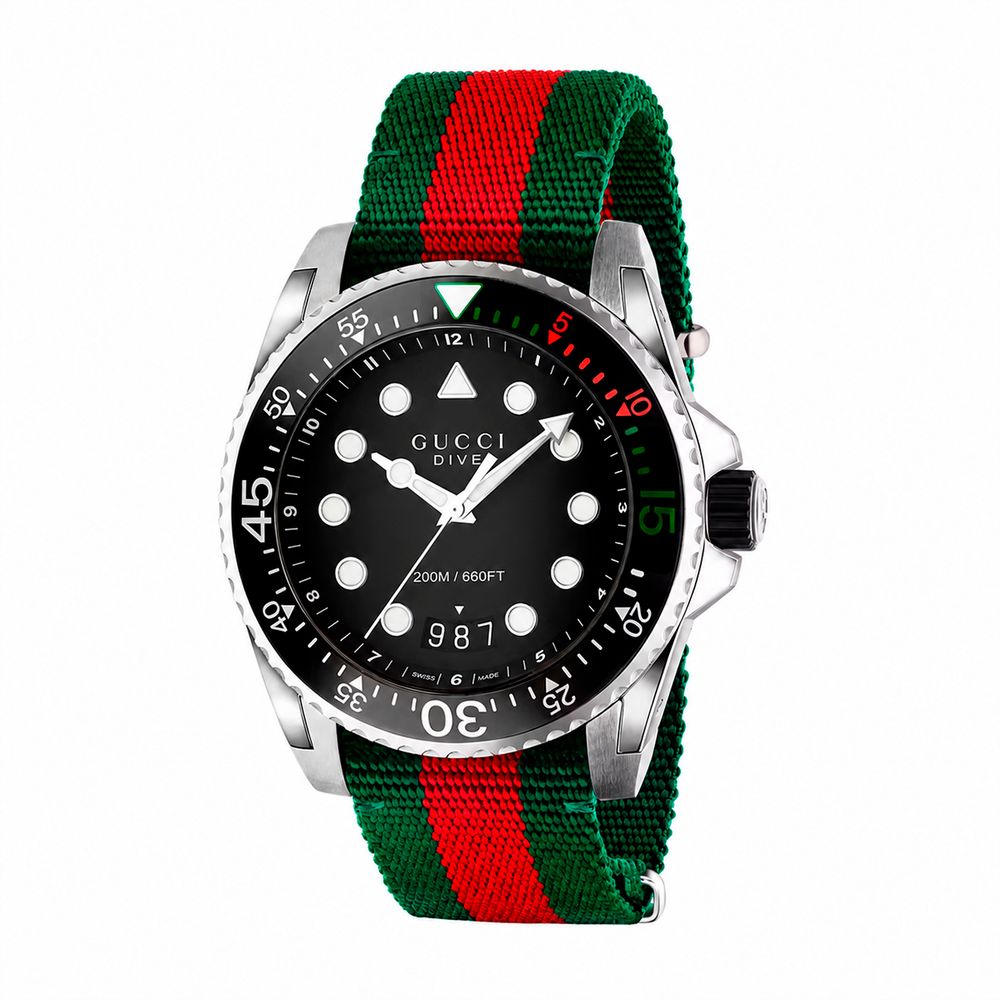 Gucci Multicolor Nylon Sport Watch Gucci
