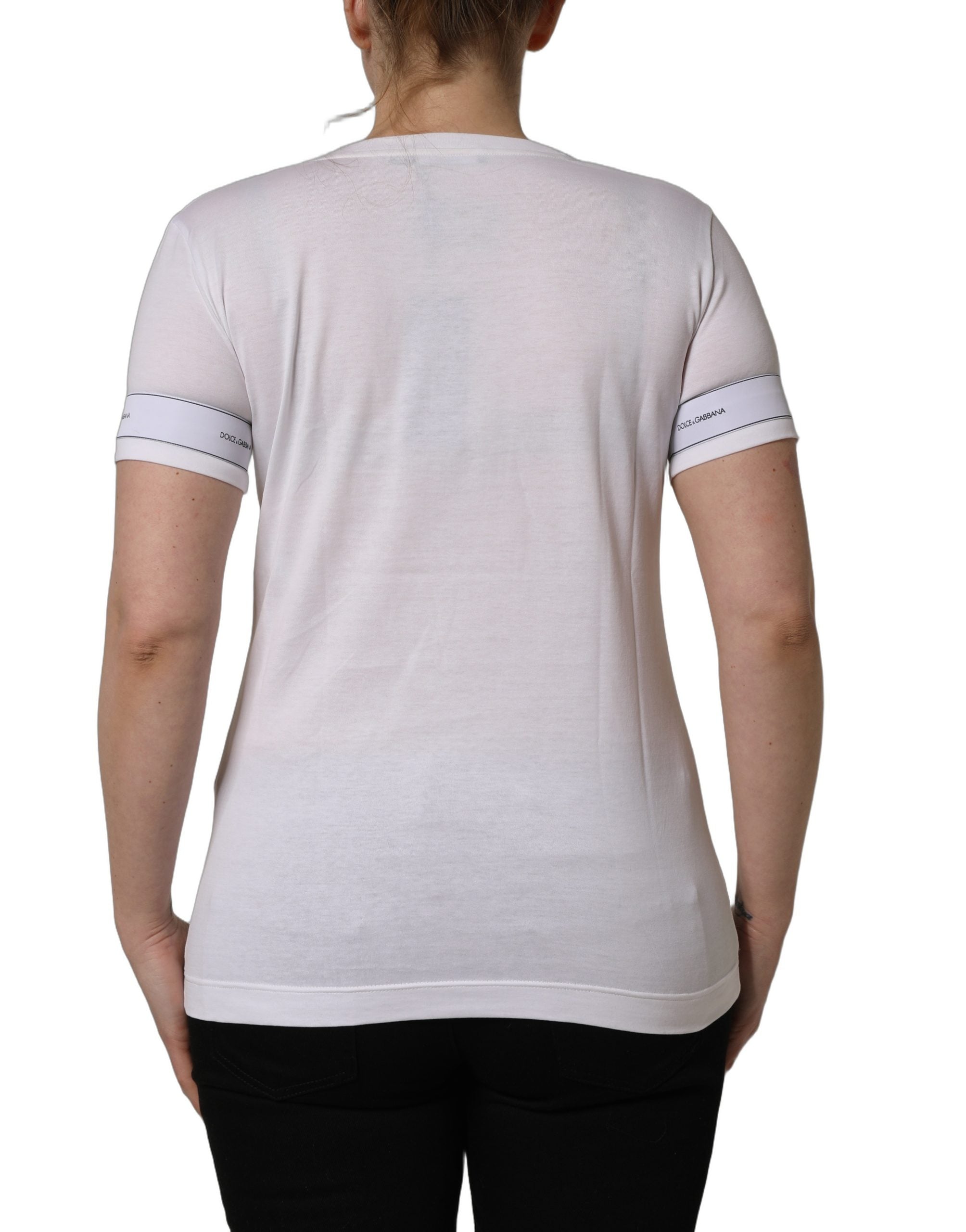 Dolce & Gabbana White D&G WE LOVE JAPAN Print Cotton T-shirt Dolce & Gabbana