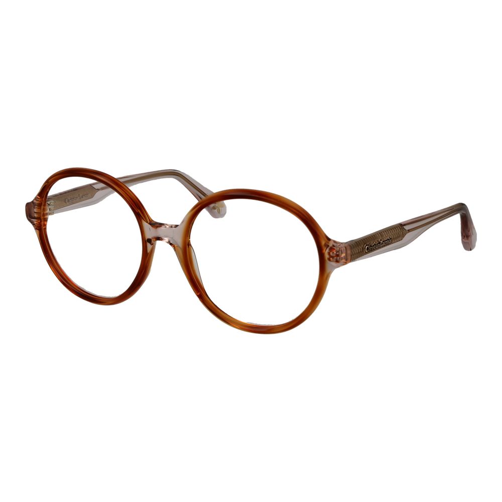 Christian Lacroix Brown Acetate Glasses (Frames) Christian Lacroix