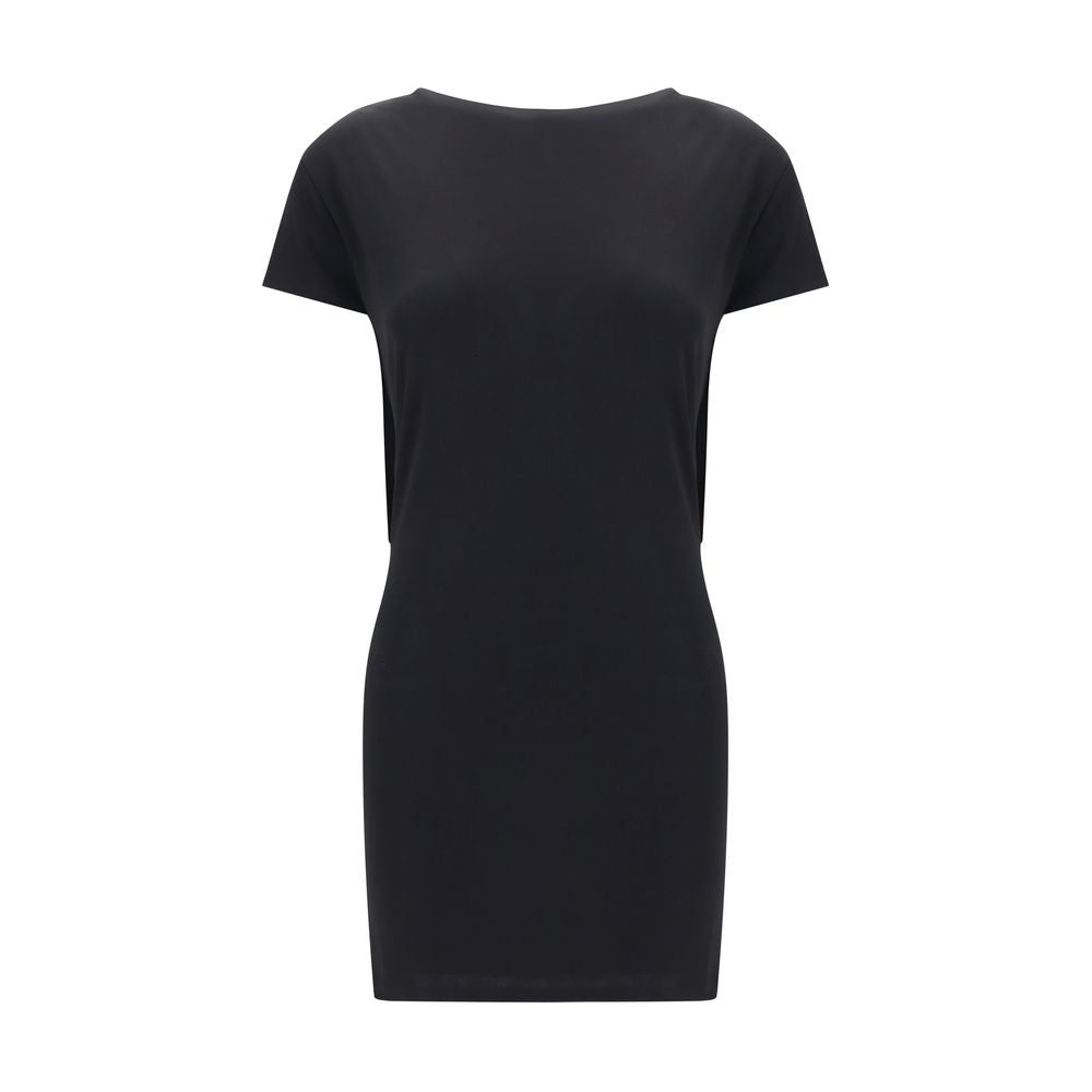 Jacquemus Black Viscose Cocktail Dress Jacquemus
