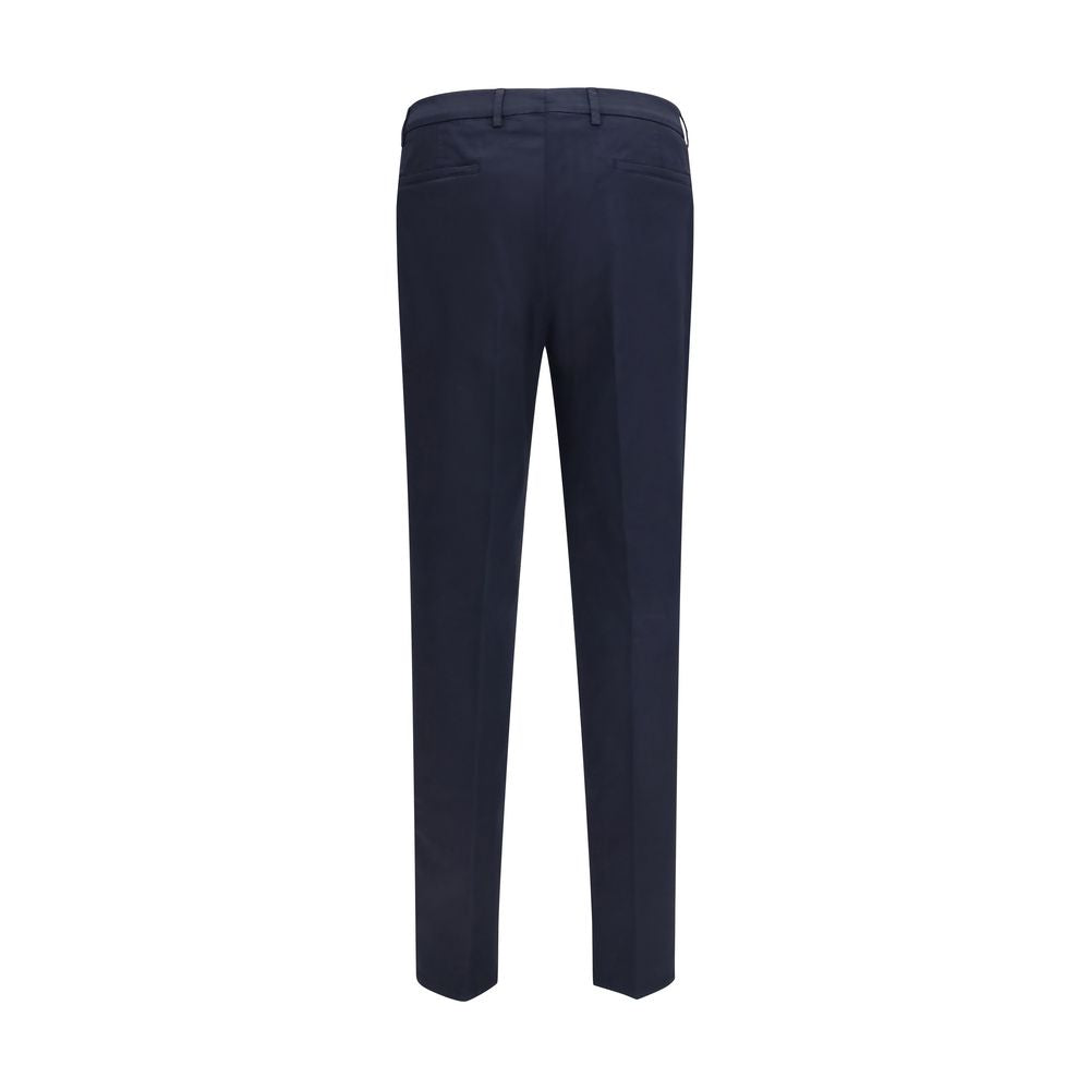 Brunello Cucinelli Black Cotton Chino Pants Brunello Cucinelli