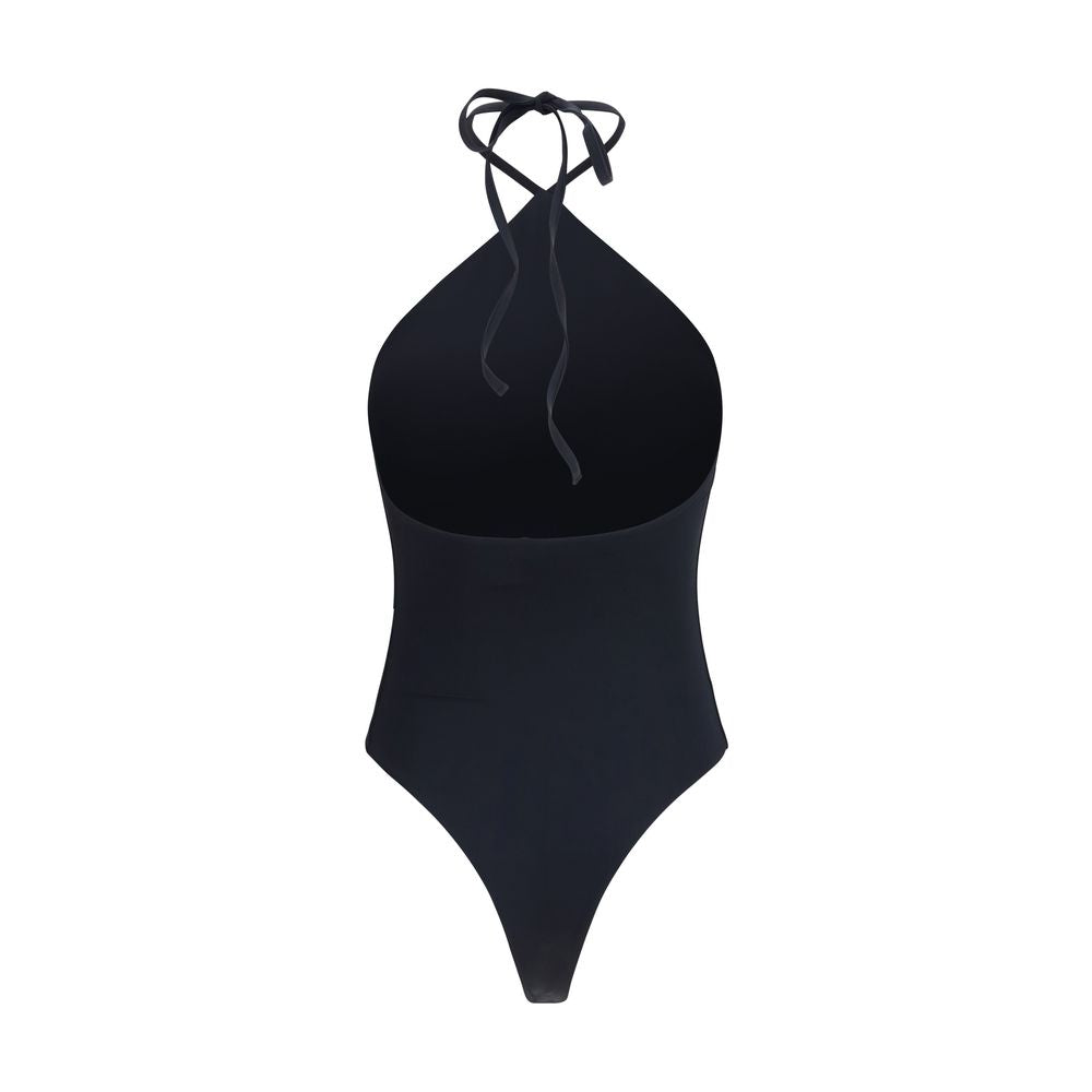 Jacquemus Black Nylon One-Piece Swimsuit Jacquemus