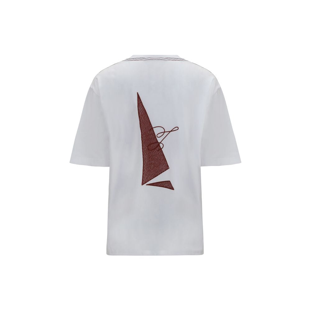 Jacquemus White Cotton T-Shirt Jacquemus