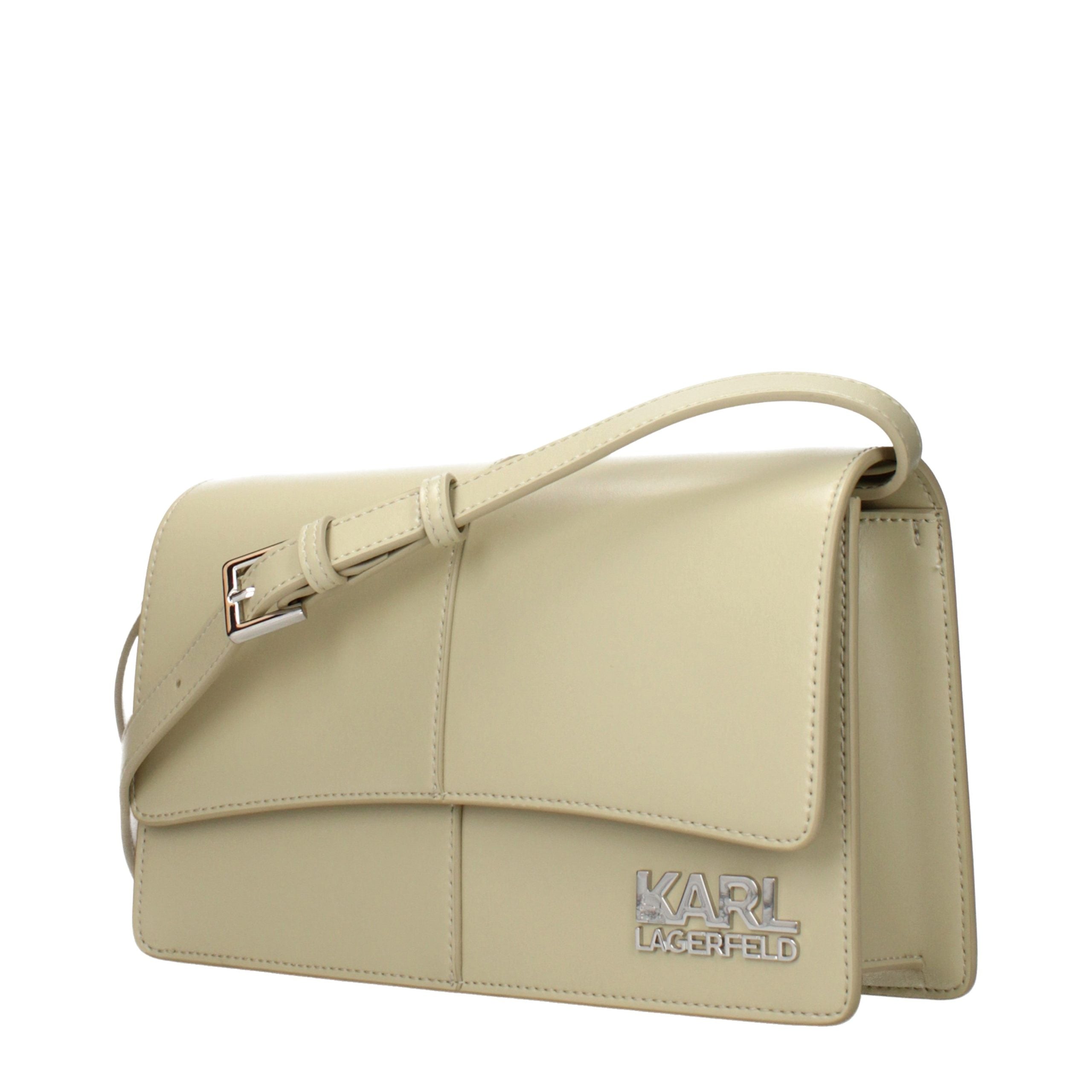 Karl Lagerfeld Green Polyethylene Crossbody Bag Karl Lagerfeld