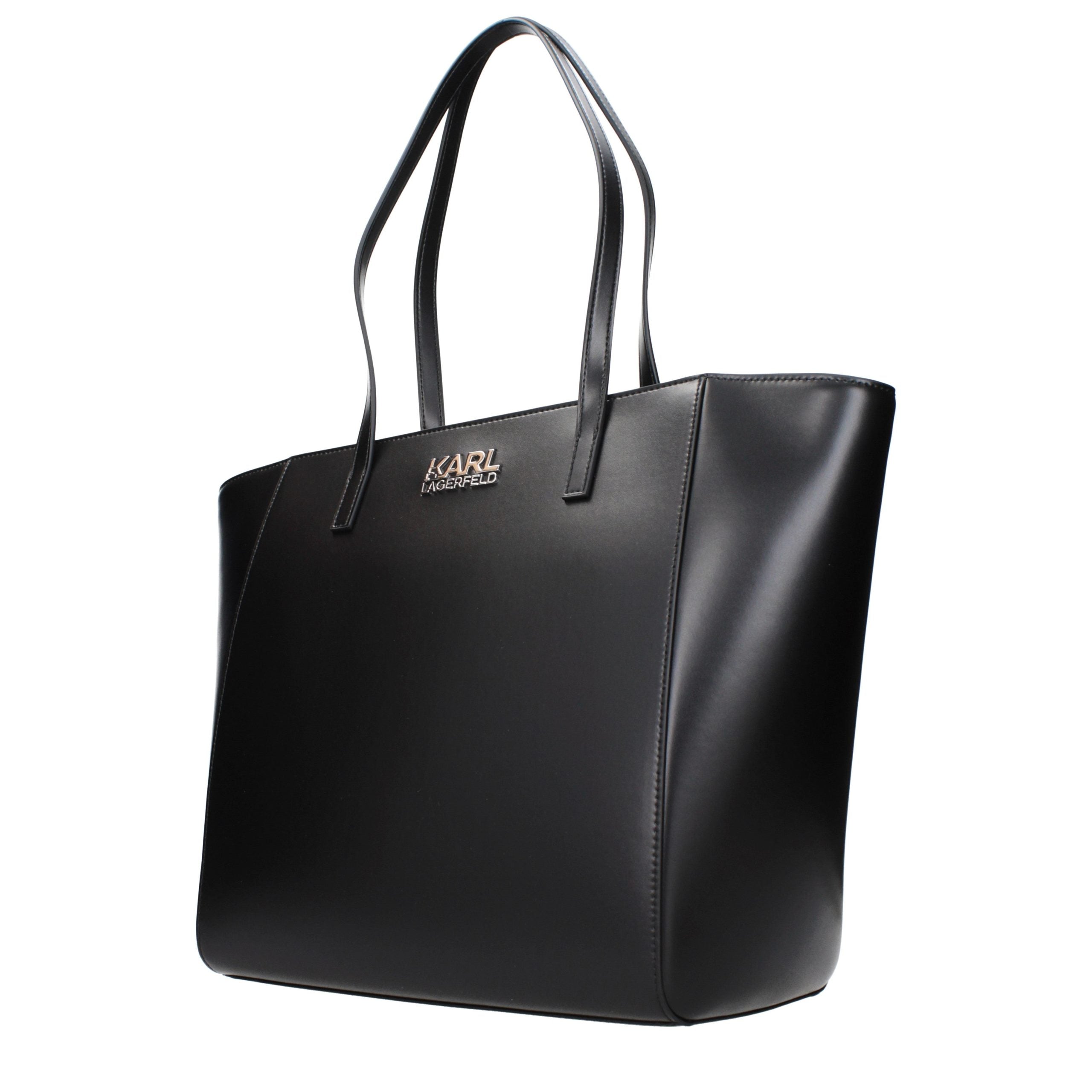 Karl Lagerfeld Black Polyethylene Shoulder Bag Karl Lagerfeld