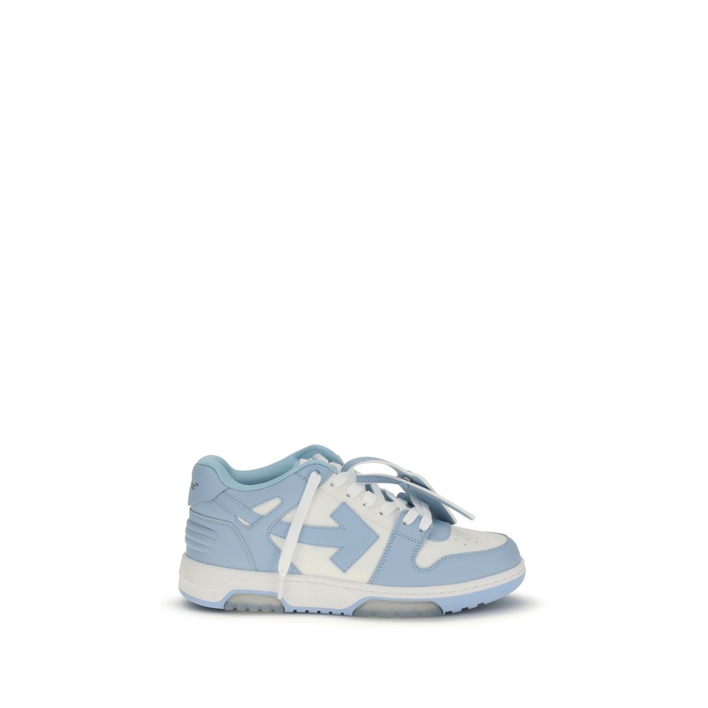 Off-White Blue Polyester Low Top Sneakers Off-White