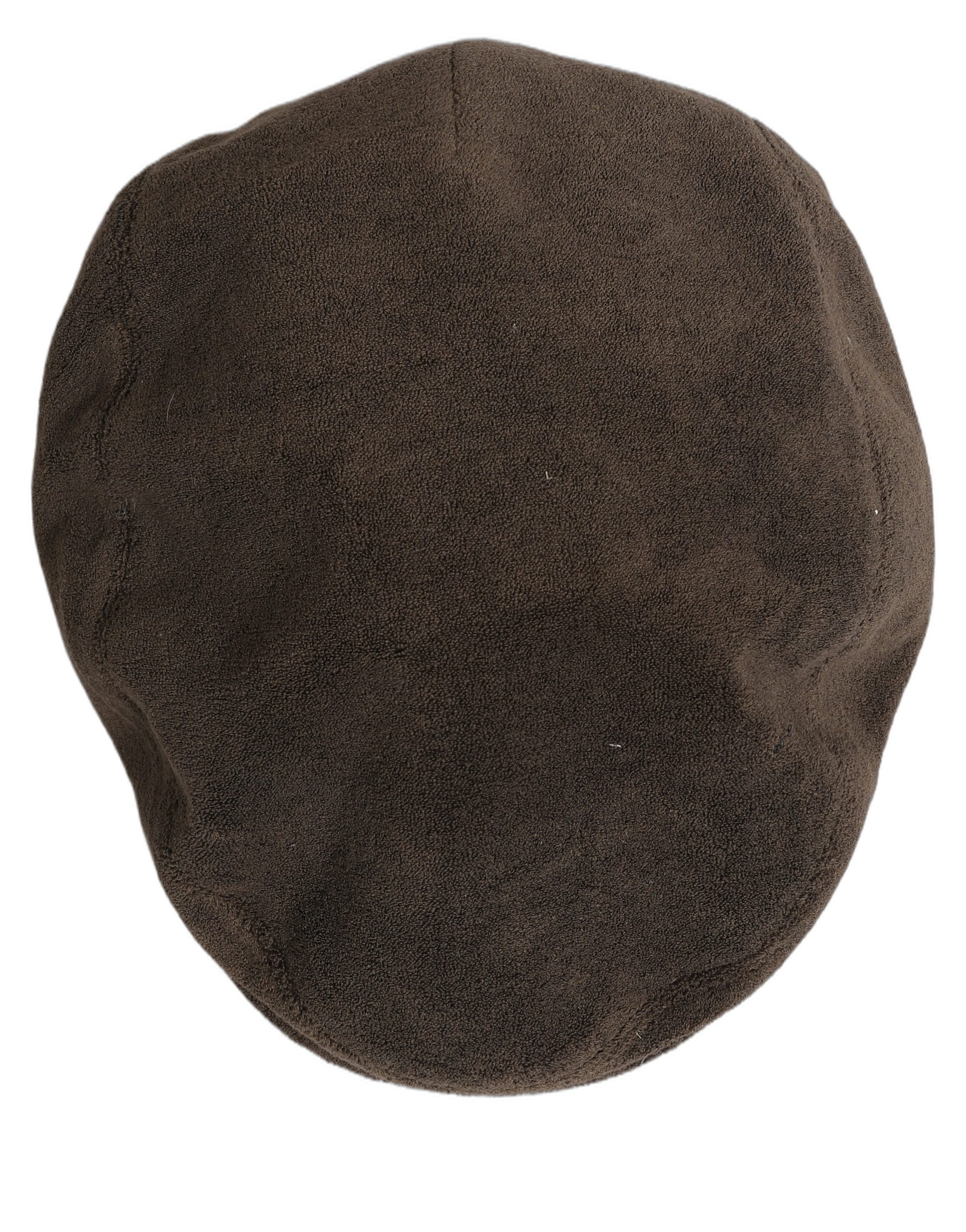 Dolce & Gabbana Men Brown Cotton Newsboy Cloth Capello Hat Dolce & Gabbana